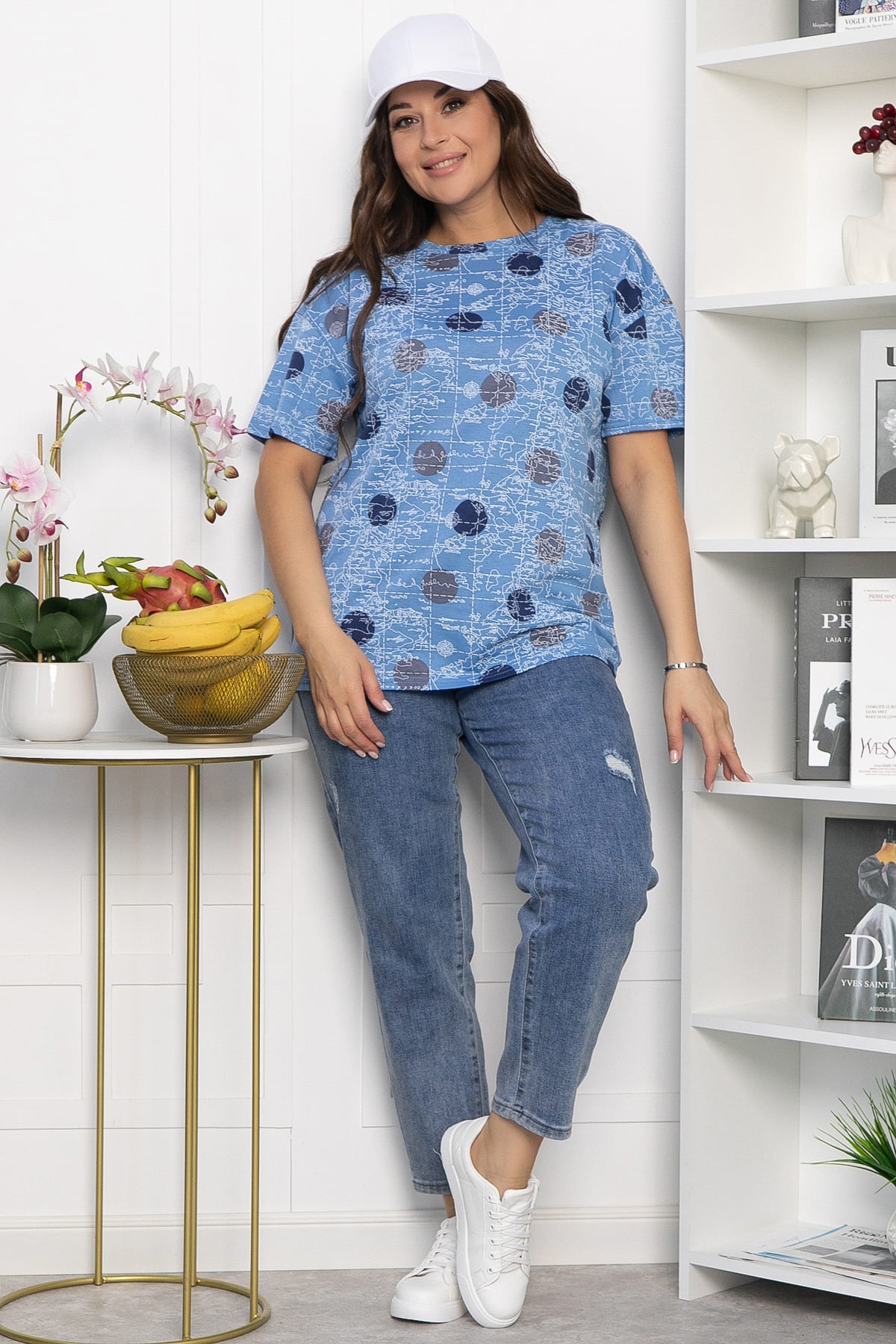 Блуза Тори (джинс) Б13518-20М