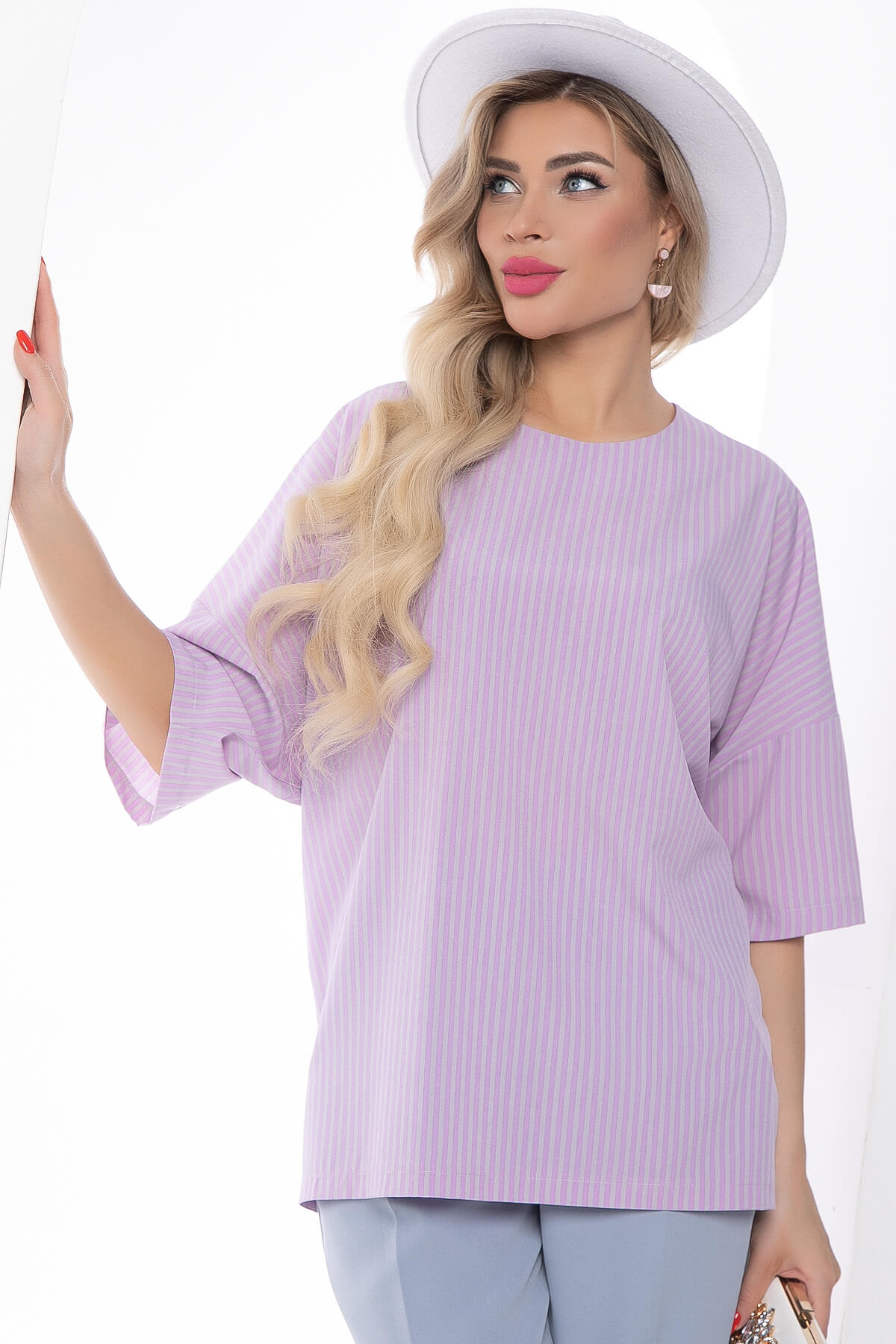 Блуза "Лола" (сирень) Б8858