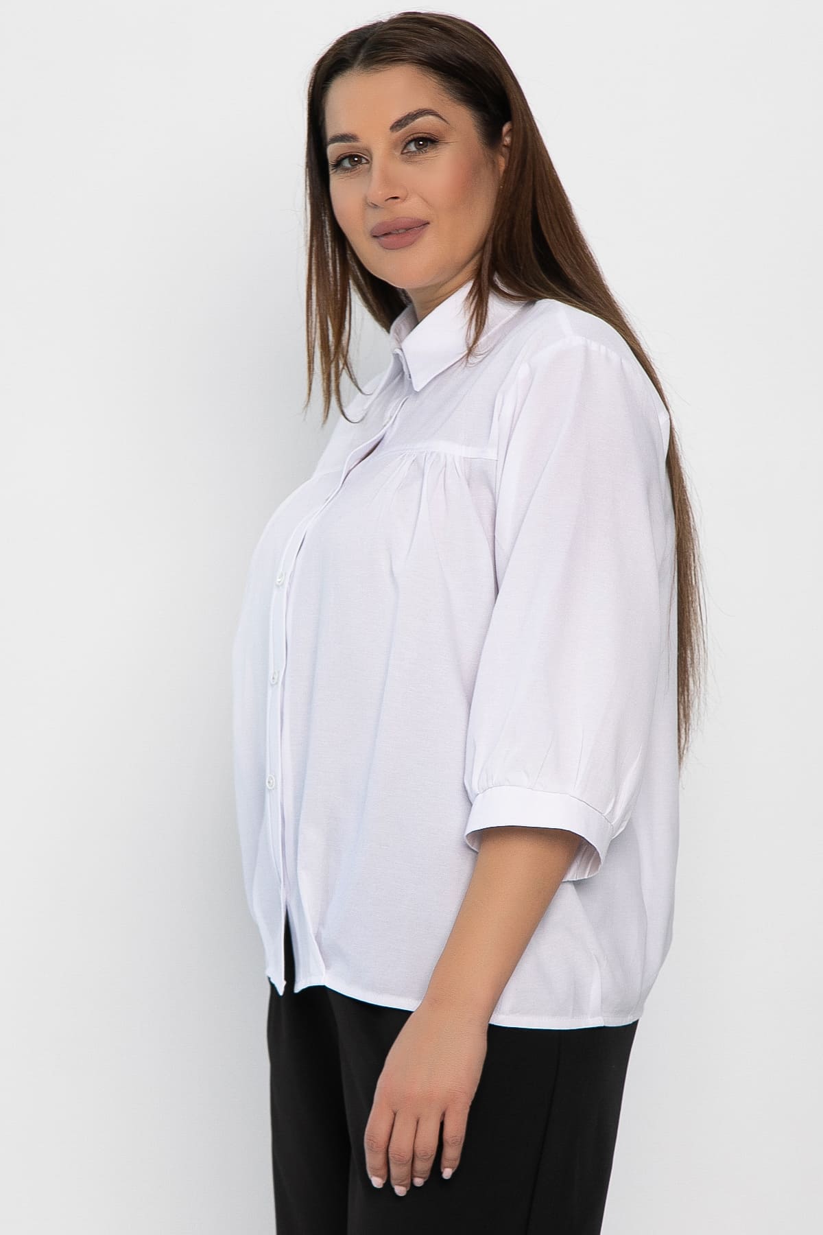 Рубашка Кира (белая) Б14222-4М