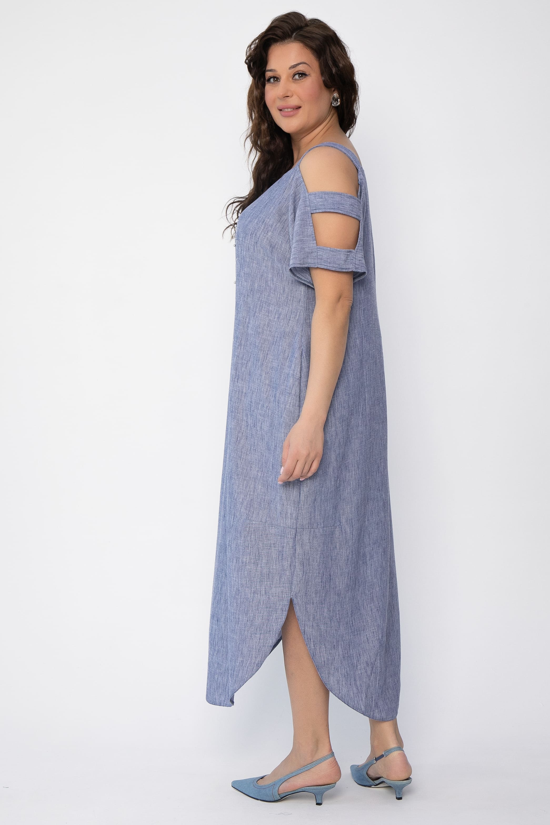 Платье В отпуск (джинс) П13707-8М