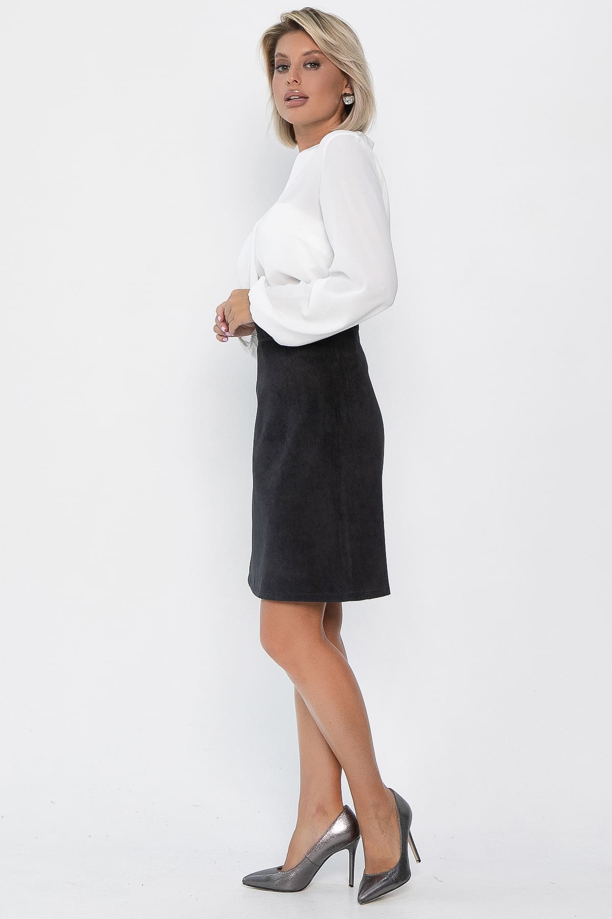 Юбка Перси (графит) Ю14183-10М