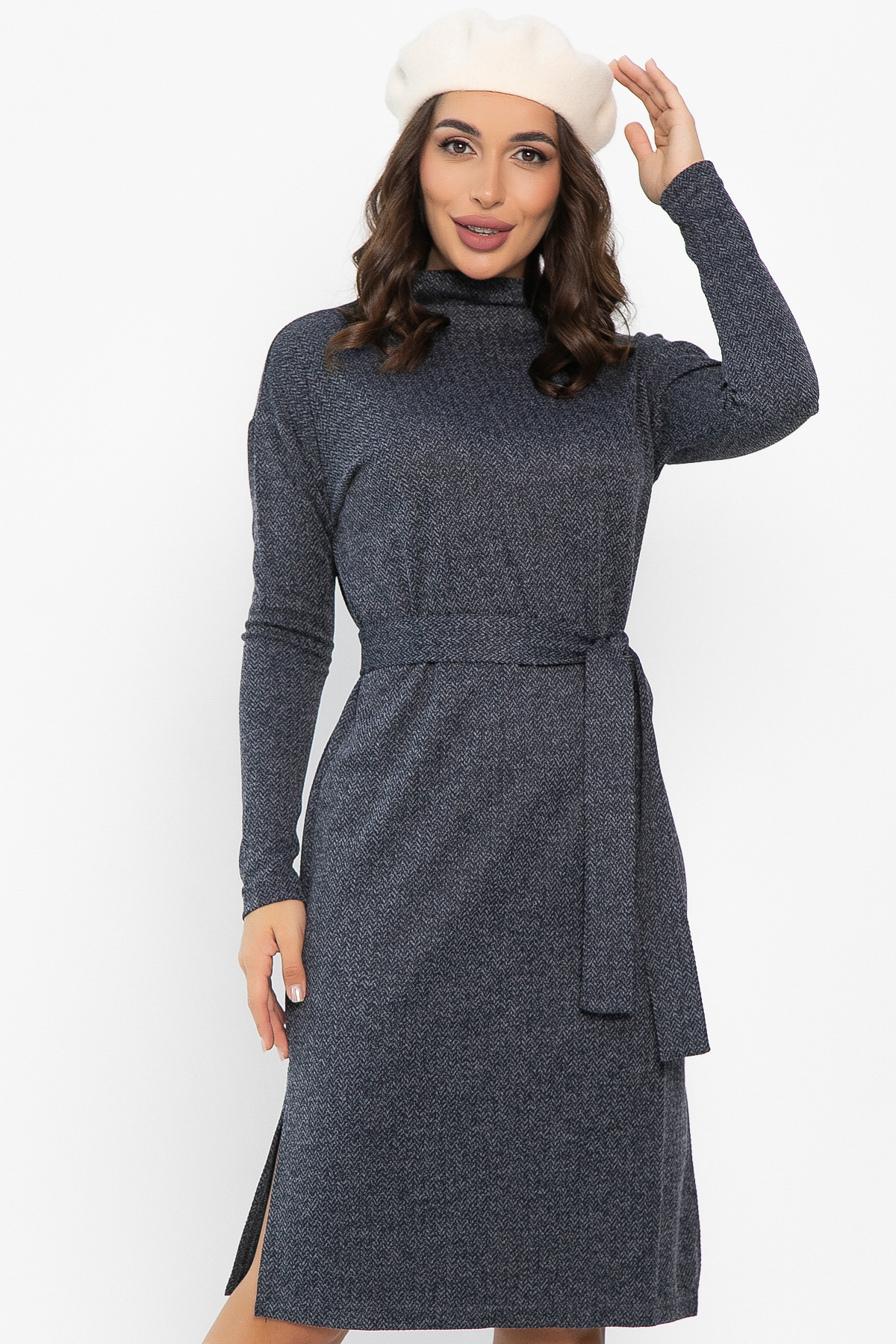 Платье В ритме мегаполиса (сапфир) П14058-33М