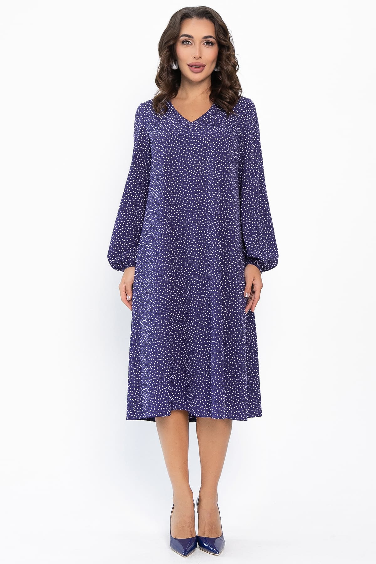 Платье Надежда (синее) П13564-19М