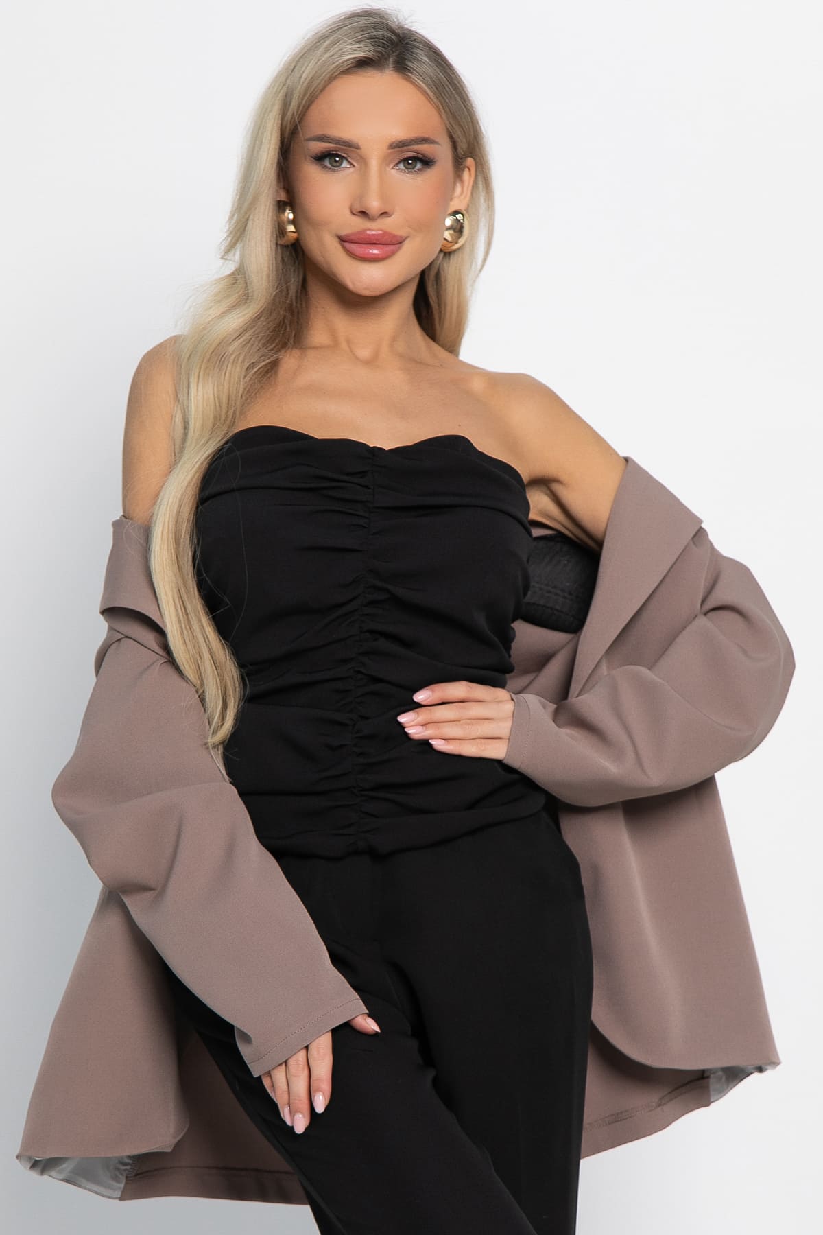 Топ Волнующая легкость (черный) Б14979-53М