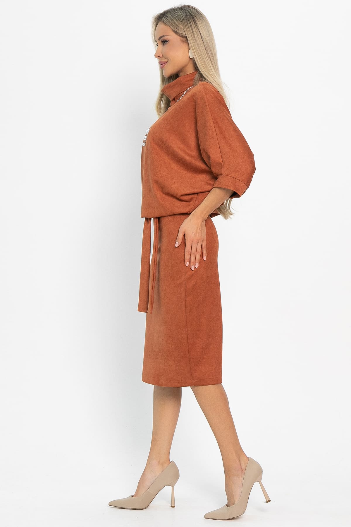 Платье Антония (терракот) П14910-12М