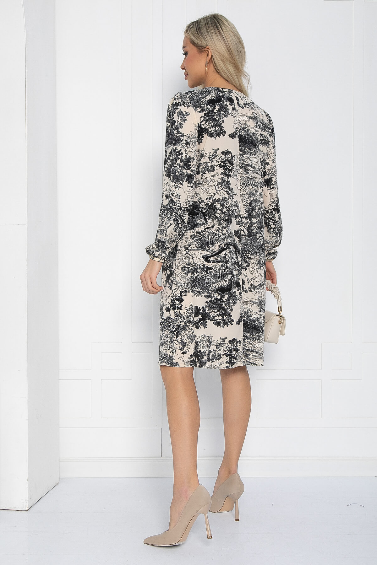 Платье Хочу на ручки (бежевое) П12534-15