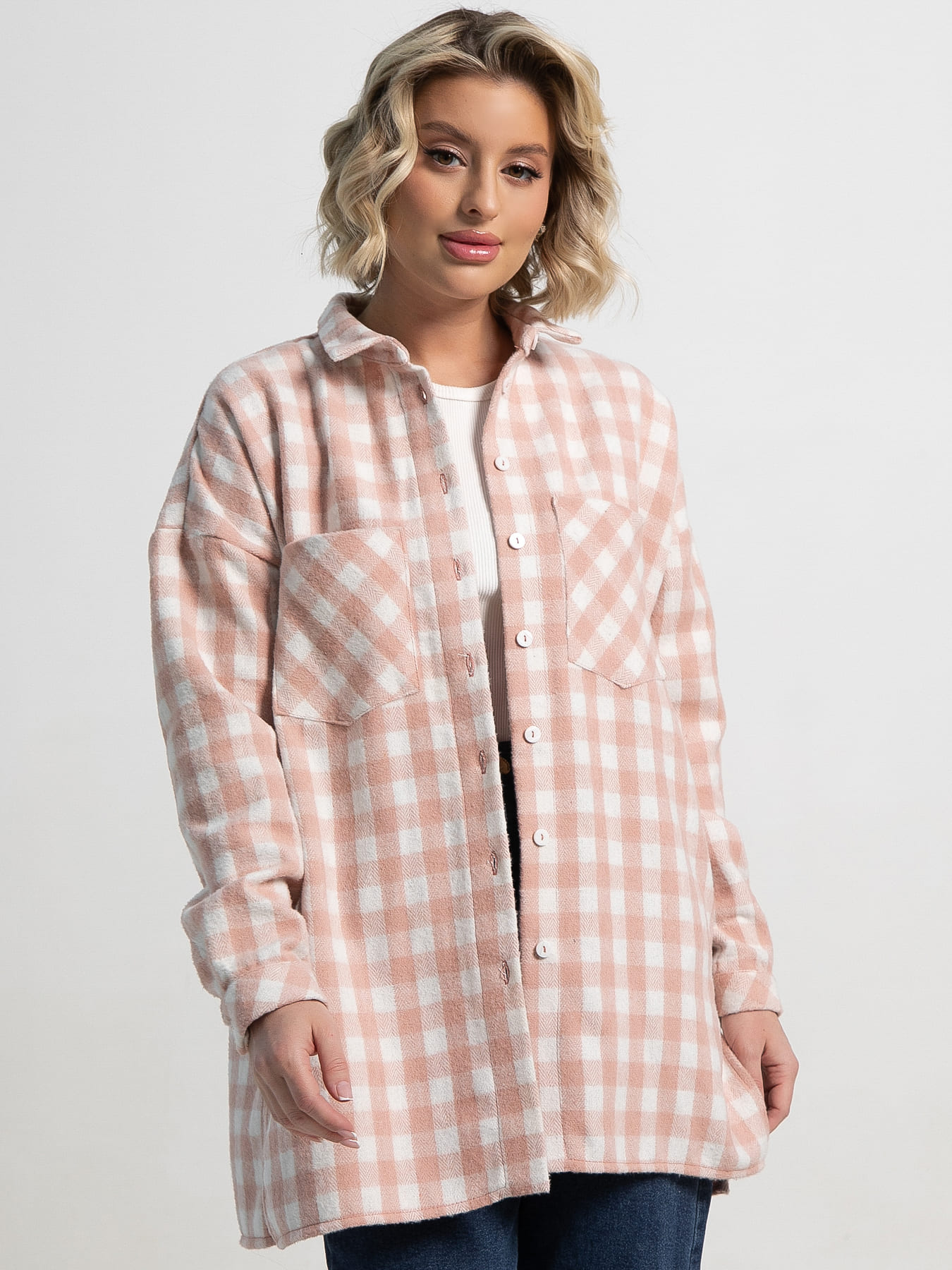 Рубашка Доротея (розовая) Б15192-10М