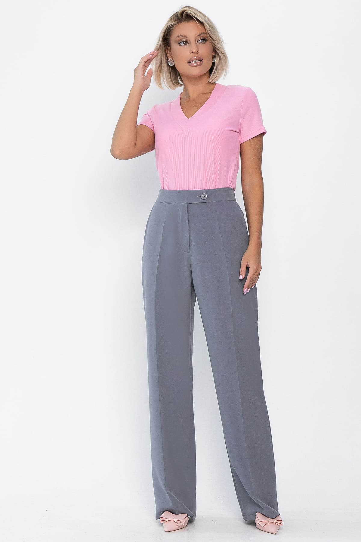 Брюки Брайн (серые) Б14103-34М