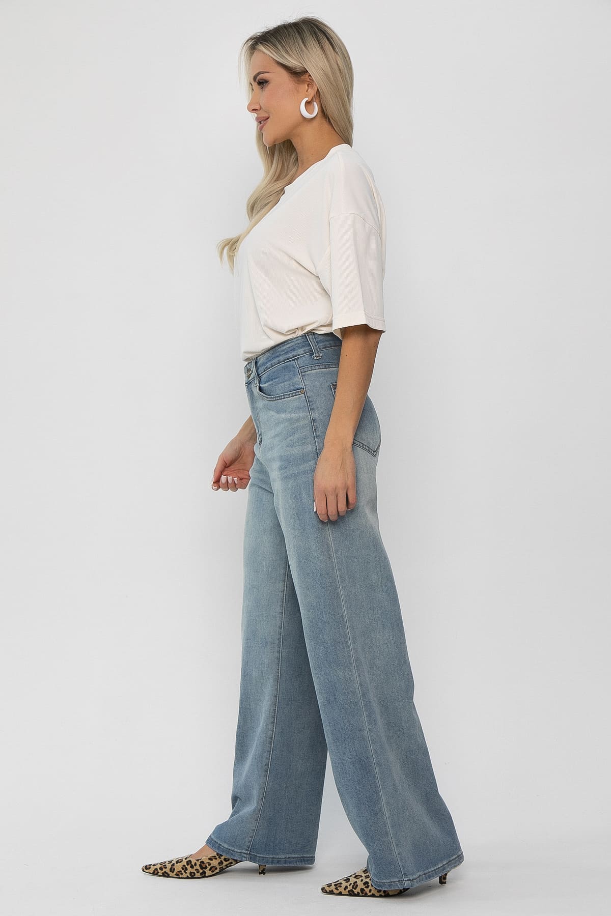 Джинсы Фаби НЬЮ (сине-голубые) Б13806-4М