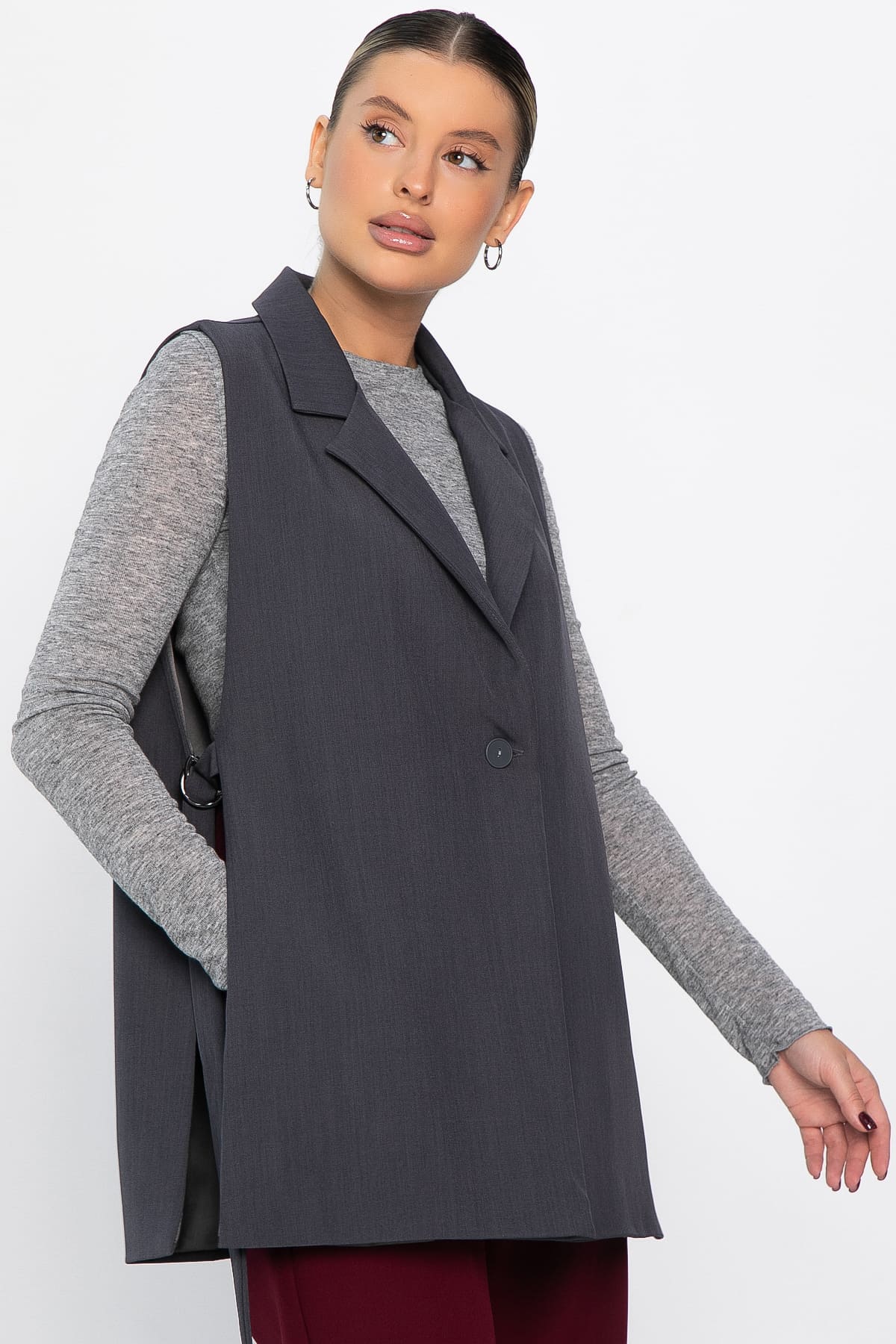 Жилет Статус (серый) Б14418-24М