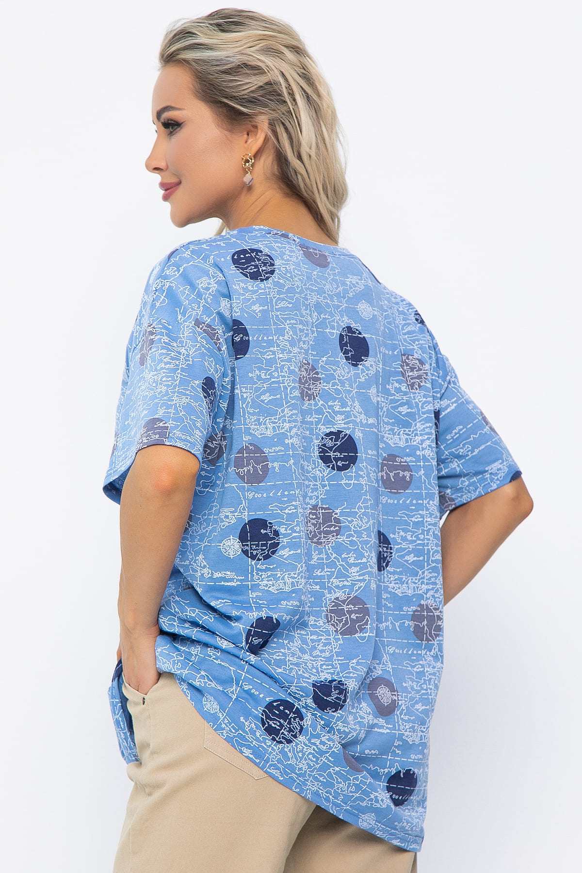 Блуза Тори (джинс) Б13518-20М