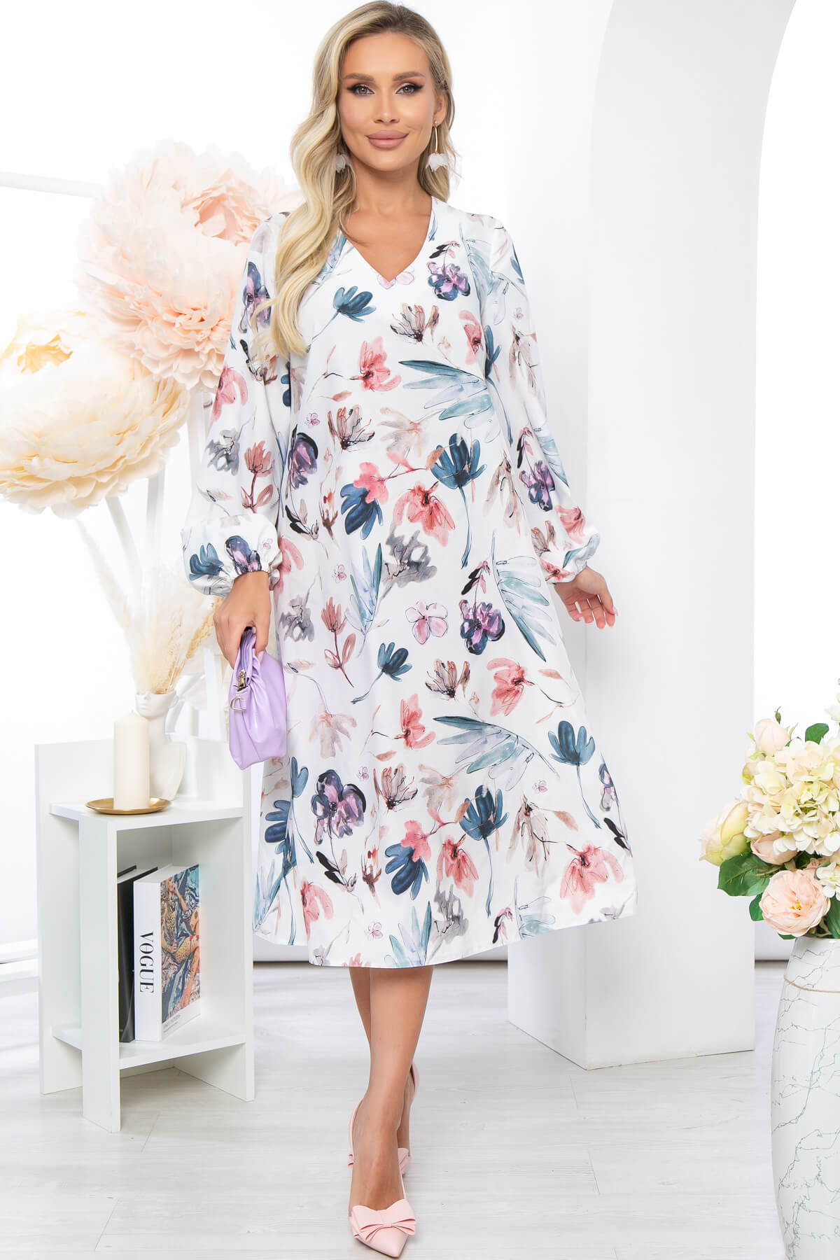 Платье Надежда (белое) П12754-19М