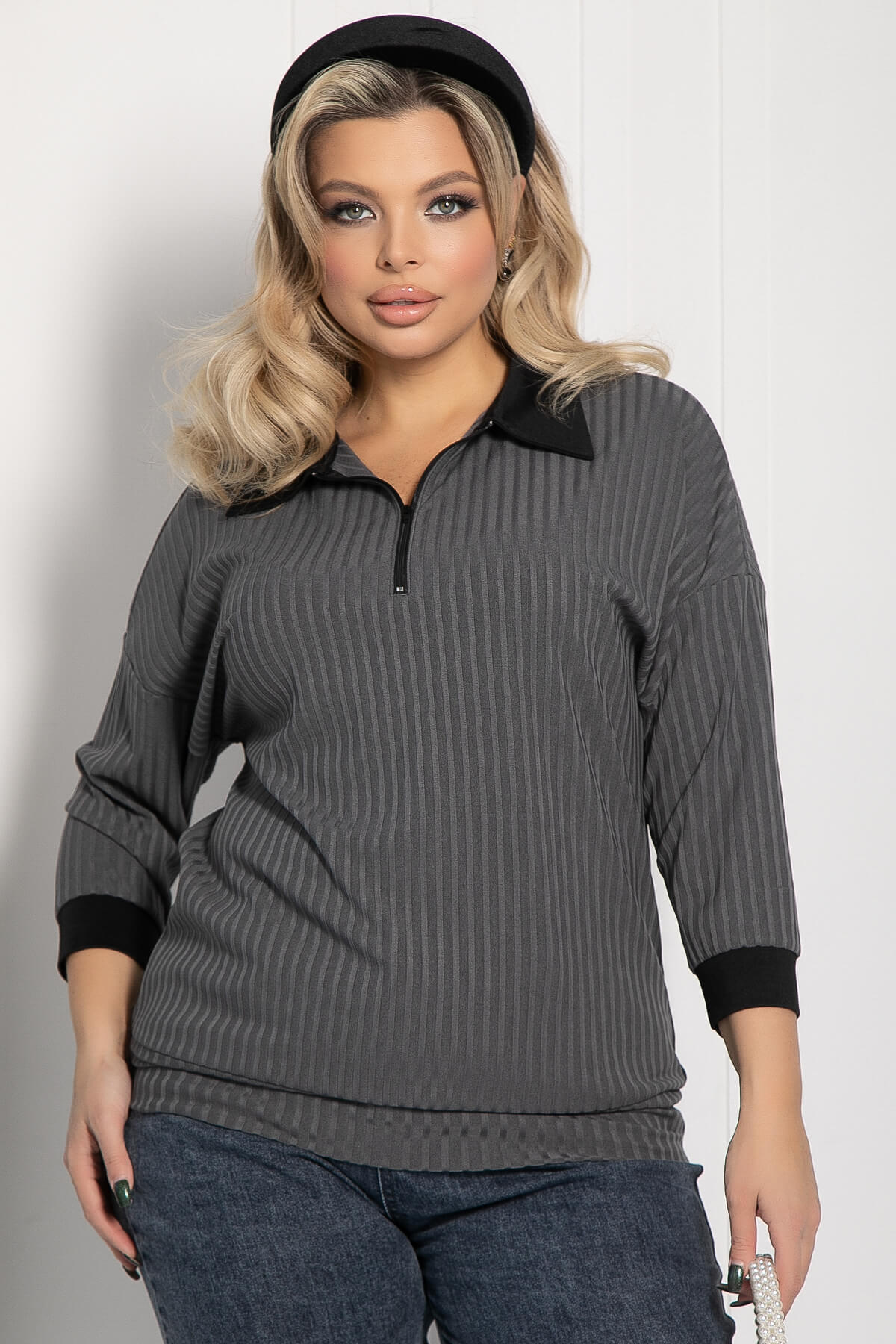 Джемпер Время вперед (серый) Б12517-24