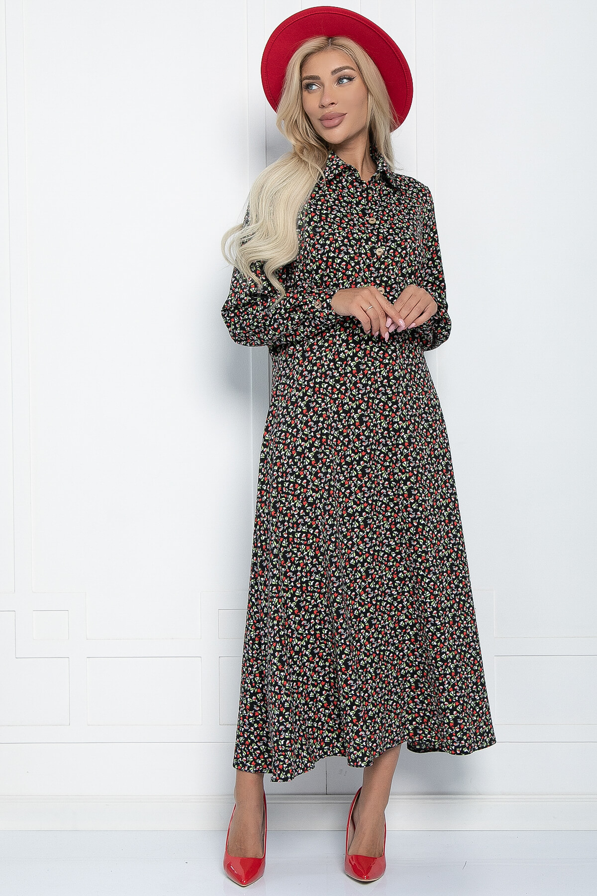 Платье Арвен (черное) П11069