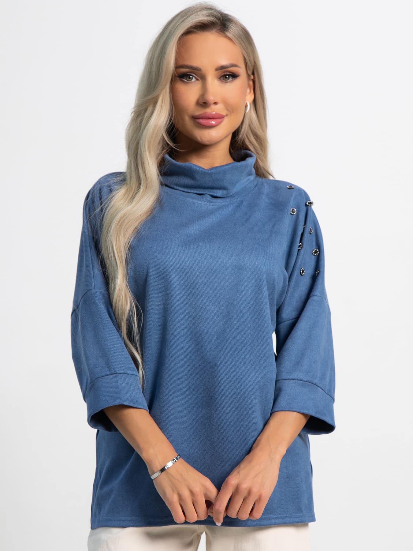 Джемпер Темп города (джинс) Б15464-4М