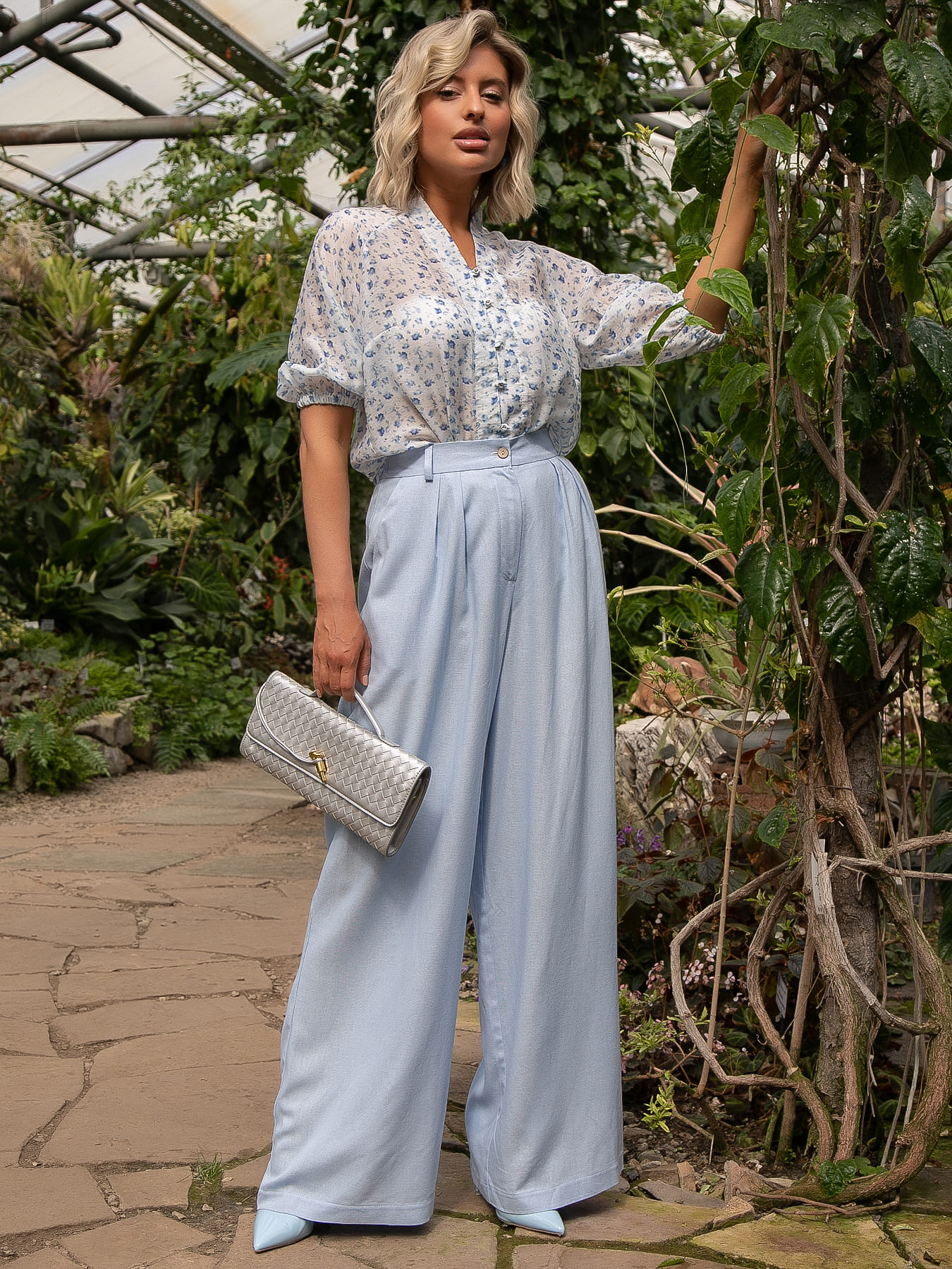 Блуза Агния (белая) Б15488-45М