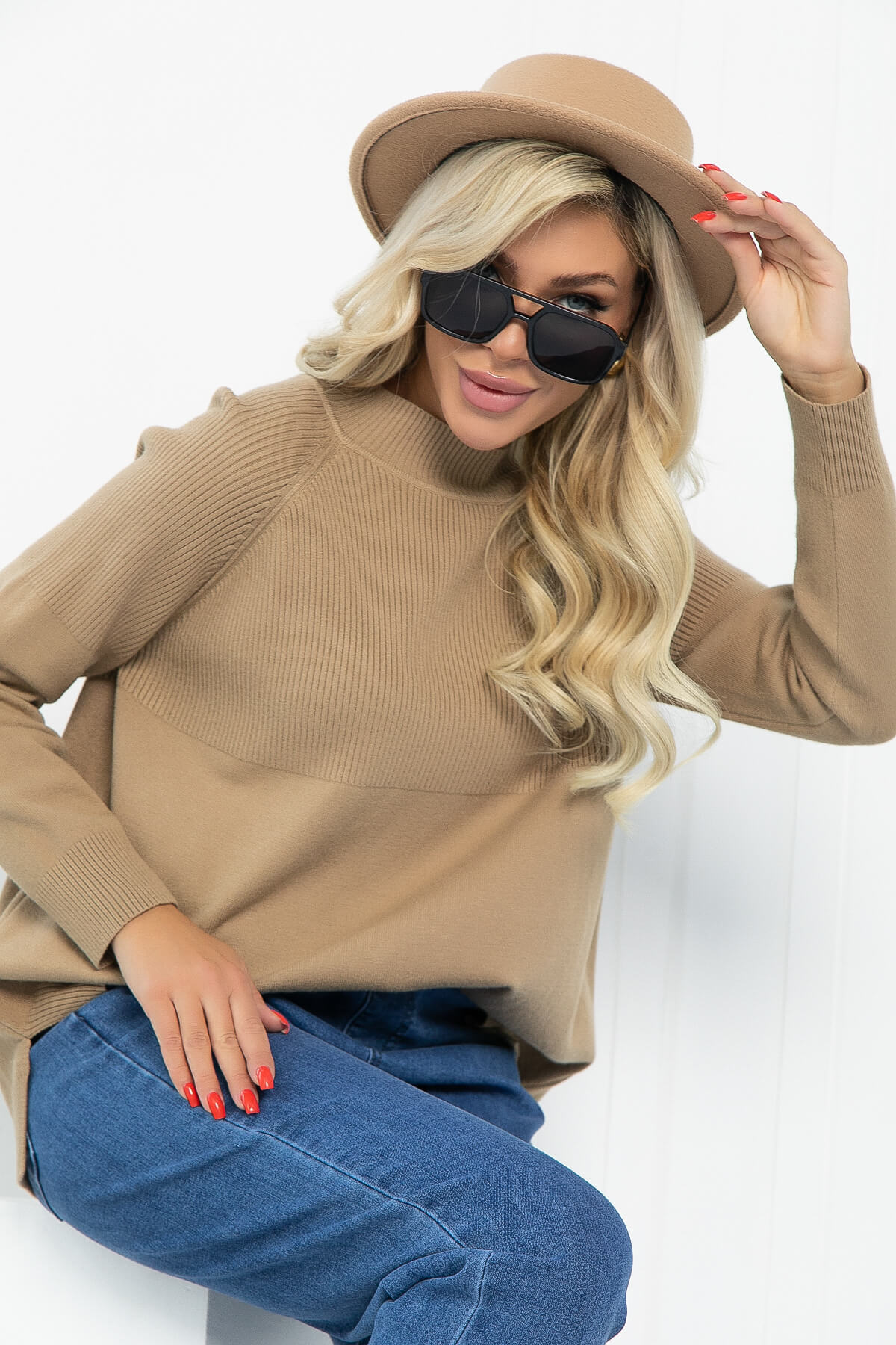 Джемпер Амбассадор (зелено-коричневый) Б12897-12М