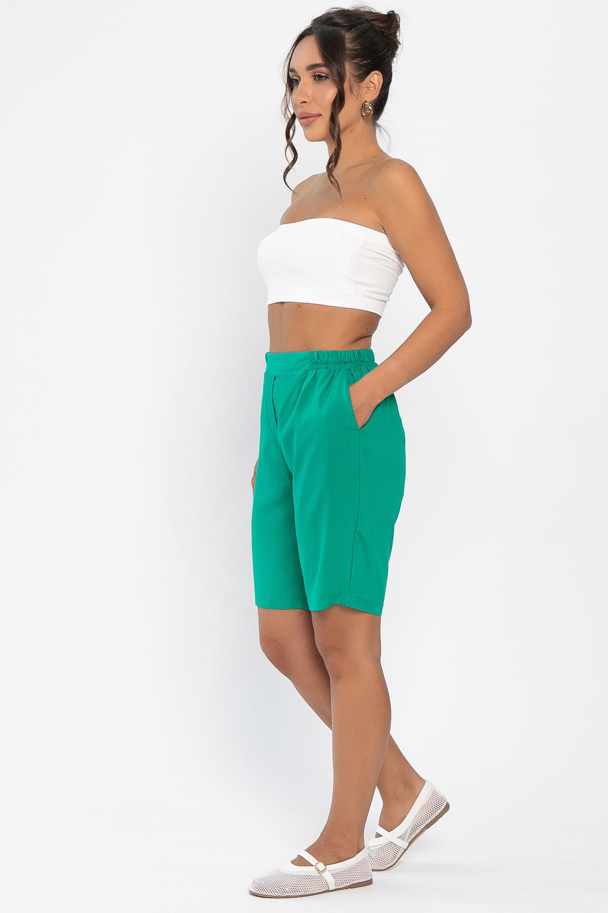 Шорты Энди (зеленые) Ш13989-25М