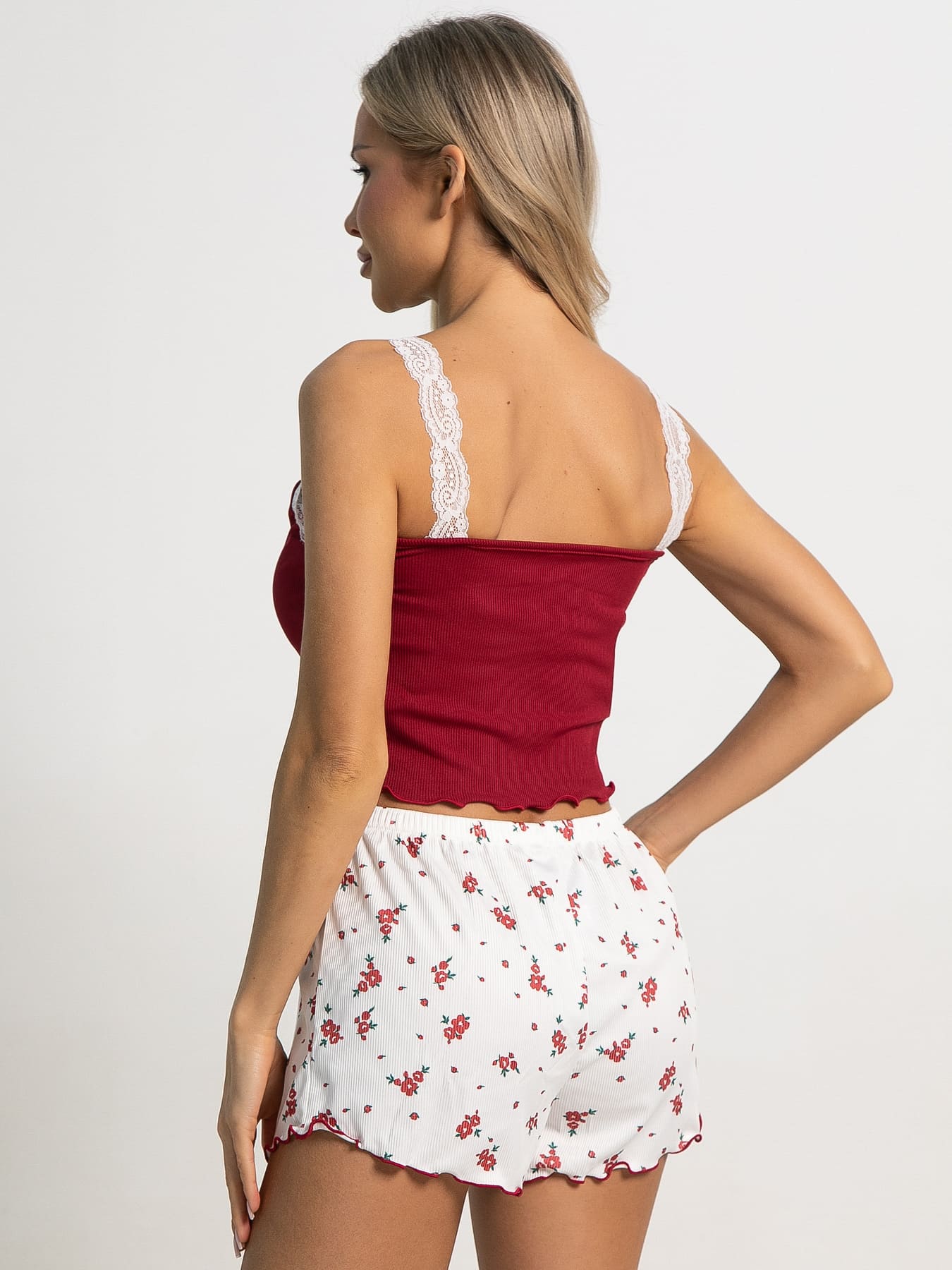 Костюм для дома Британи (красный) К15650-34М