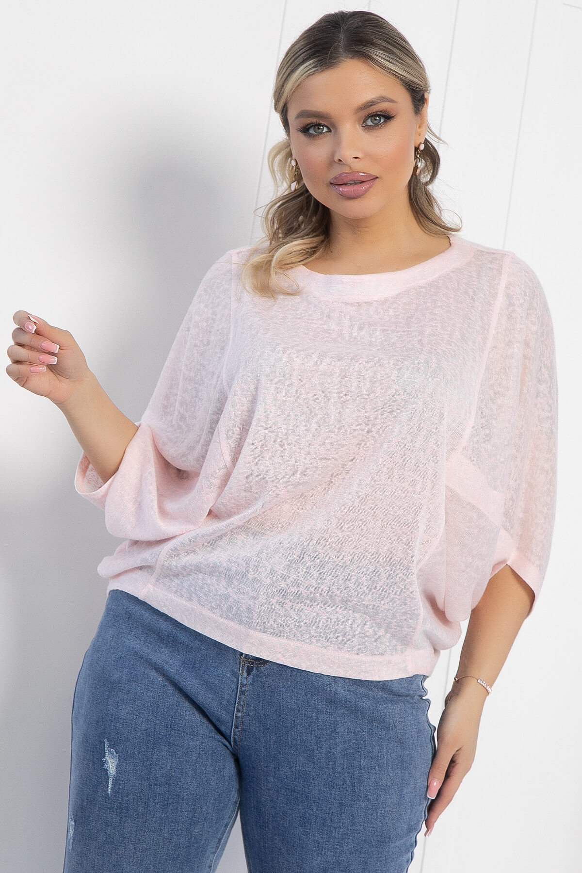 Блуза Шармель (розовая) Б12828-16М