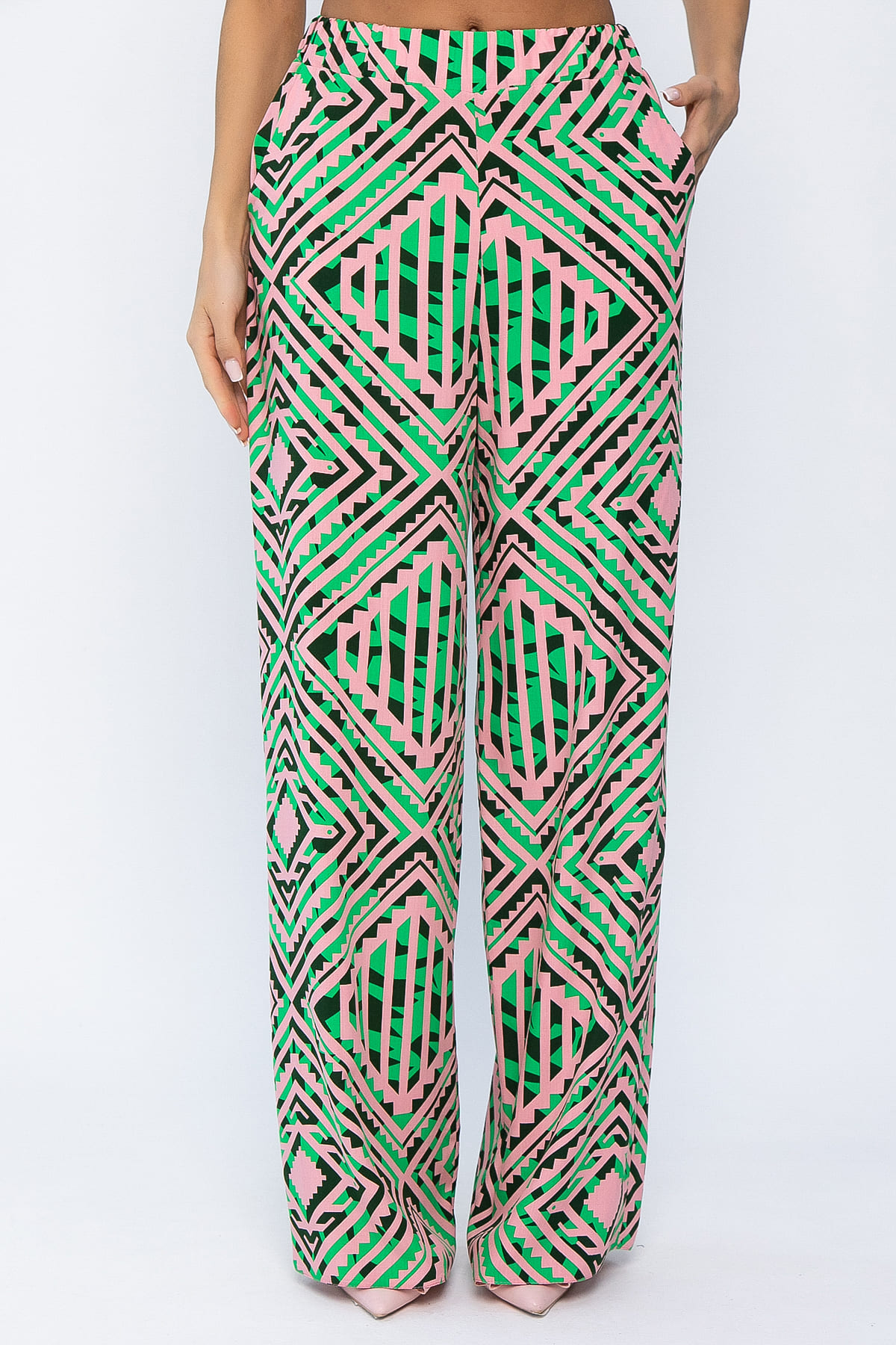 Костюм Аксиома успеха (зелено-розовый) К15337-5М