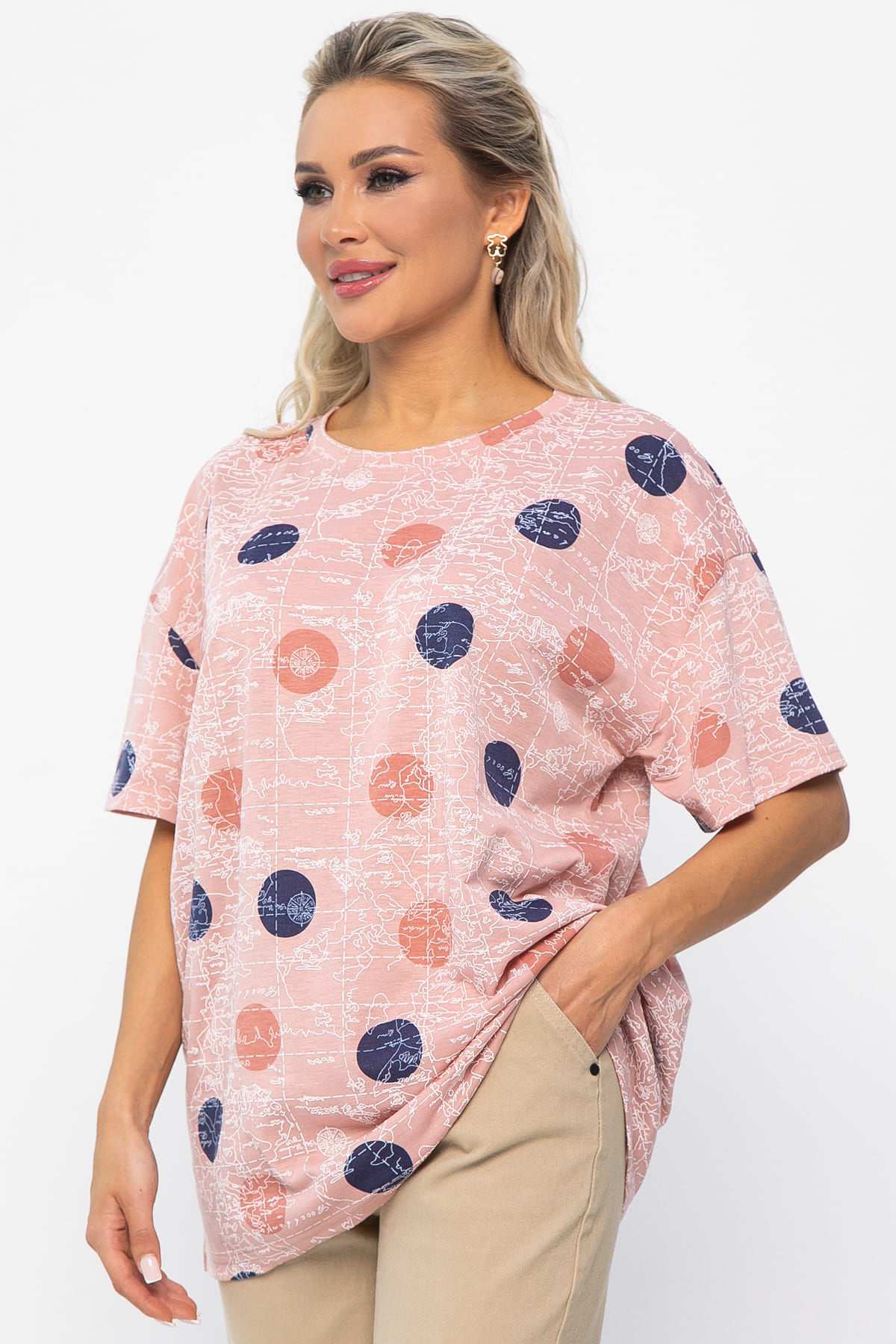 Блуза Тори (нежно-розовая) Б13521-20М