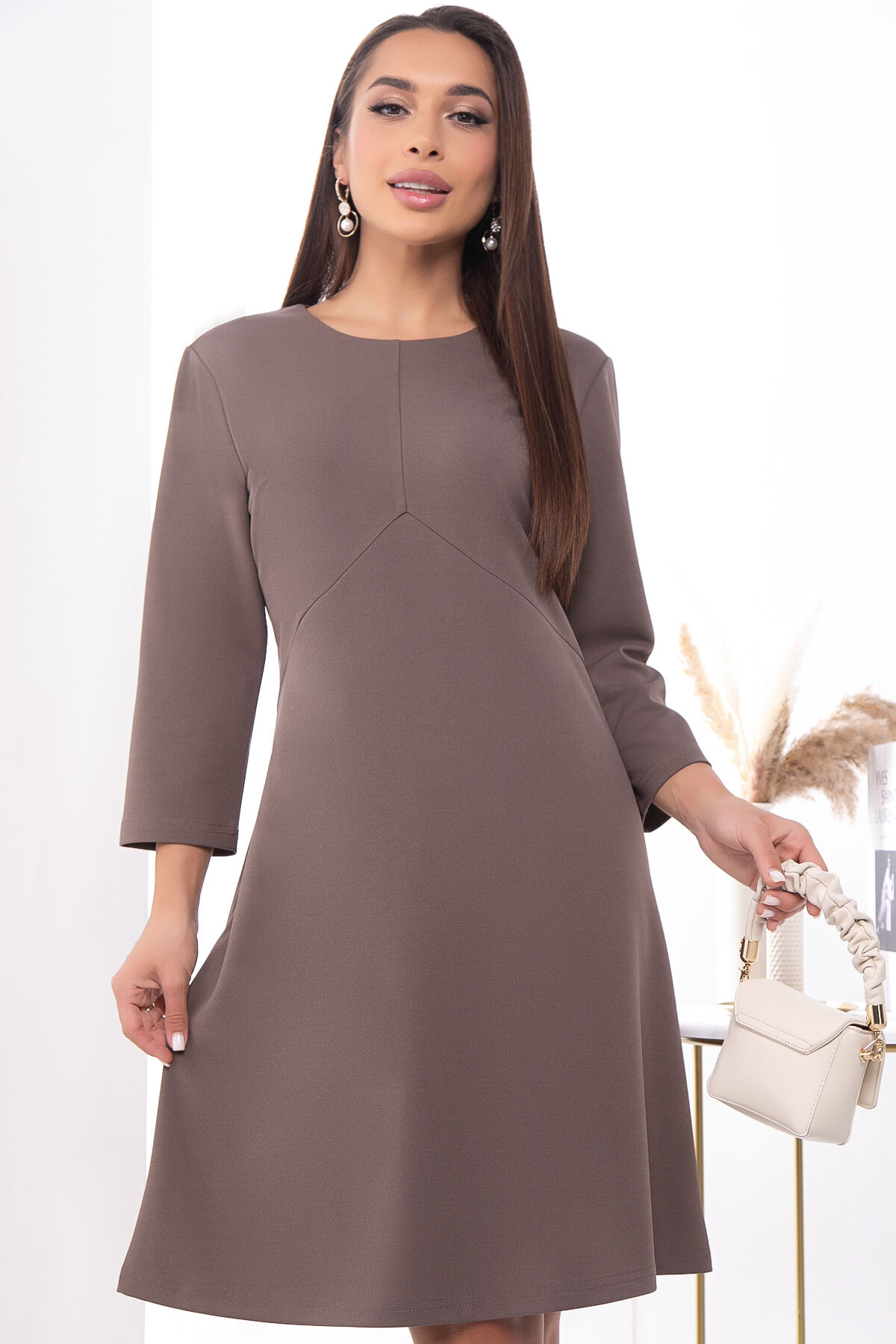 Платье "Марна" П7300 (какао)