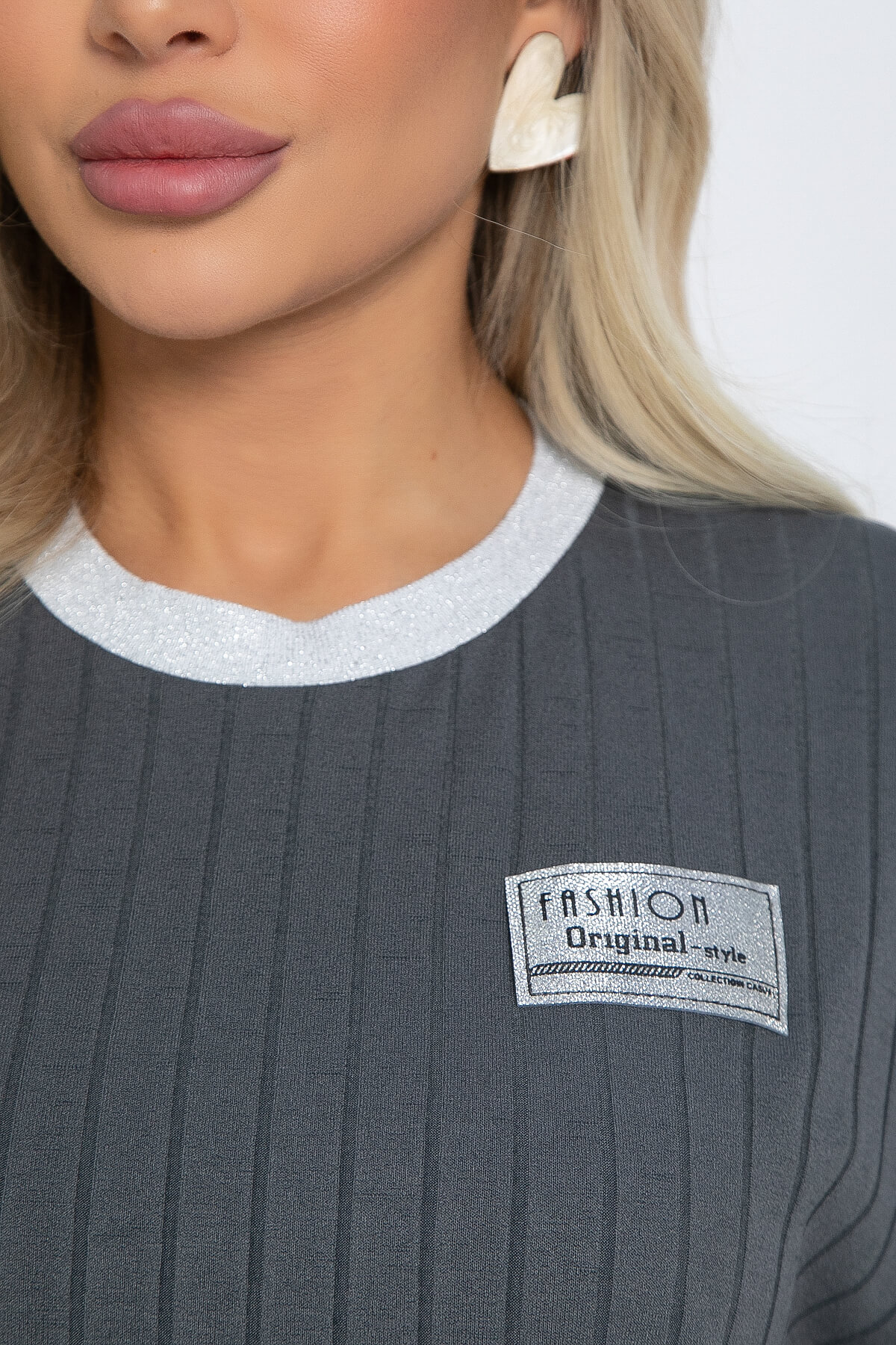 Футболка Ника (серая) Б12435-7