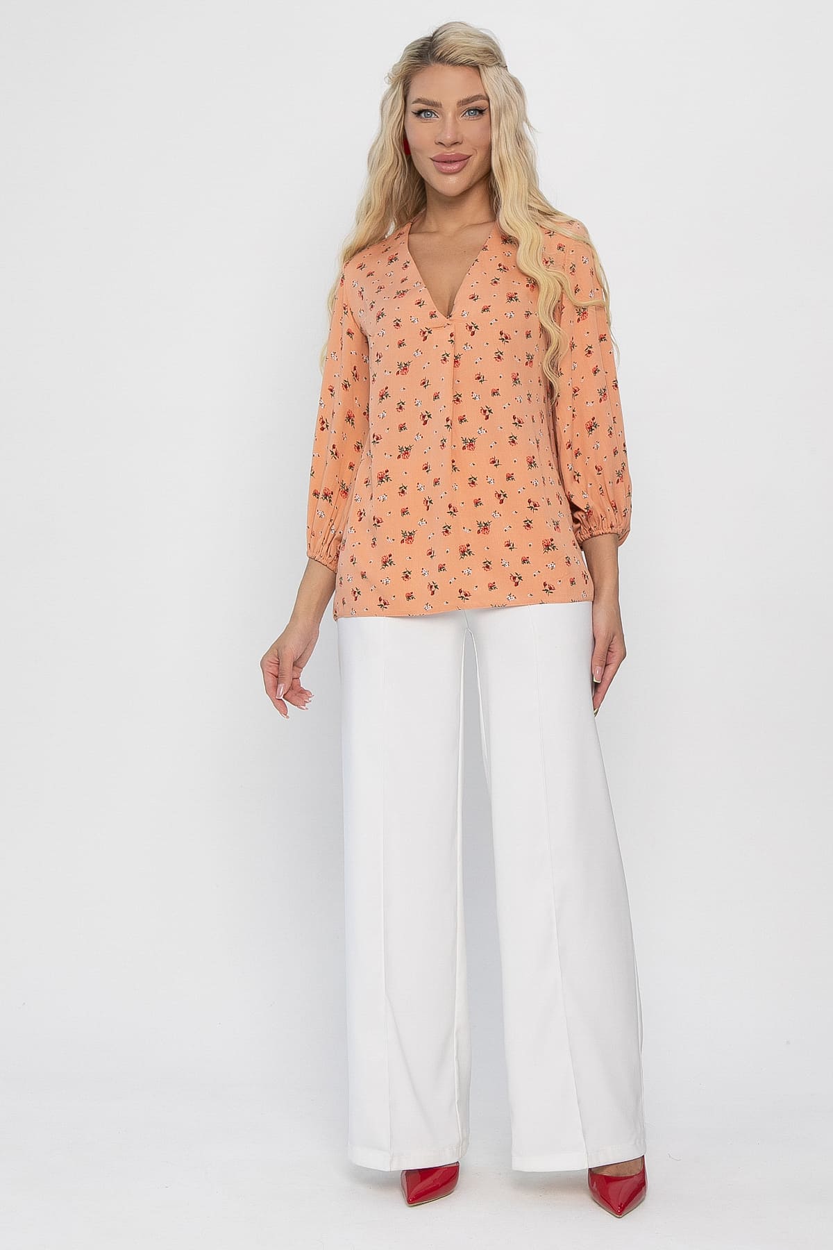 Блуза Пралине (персик) Б13841-6М