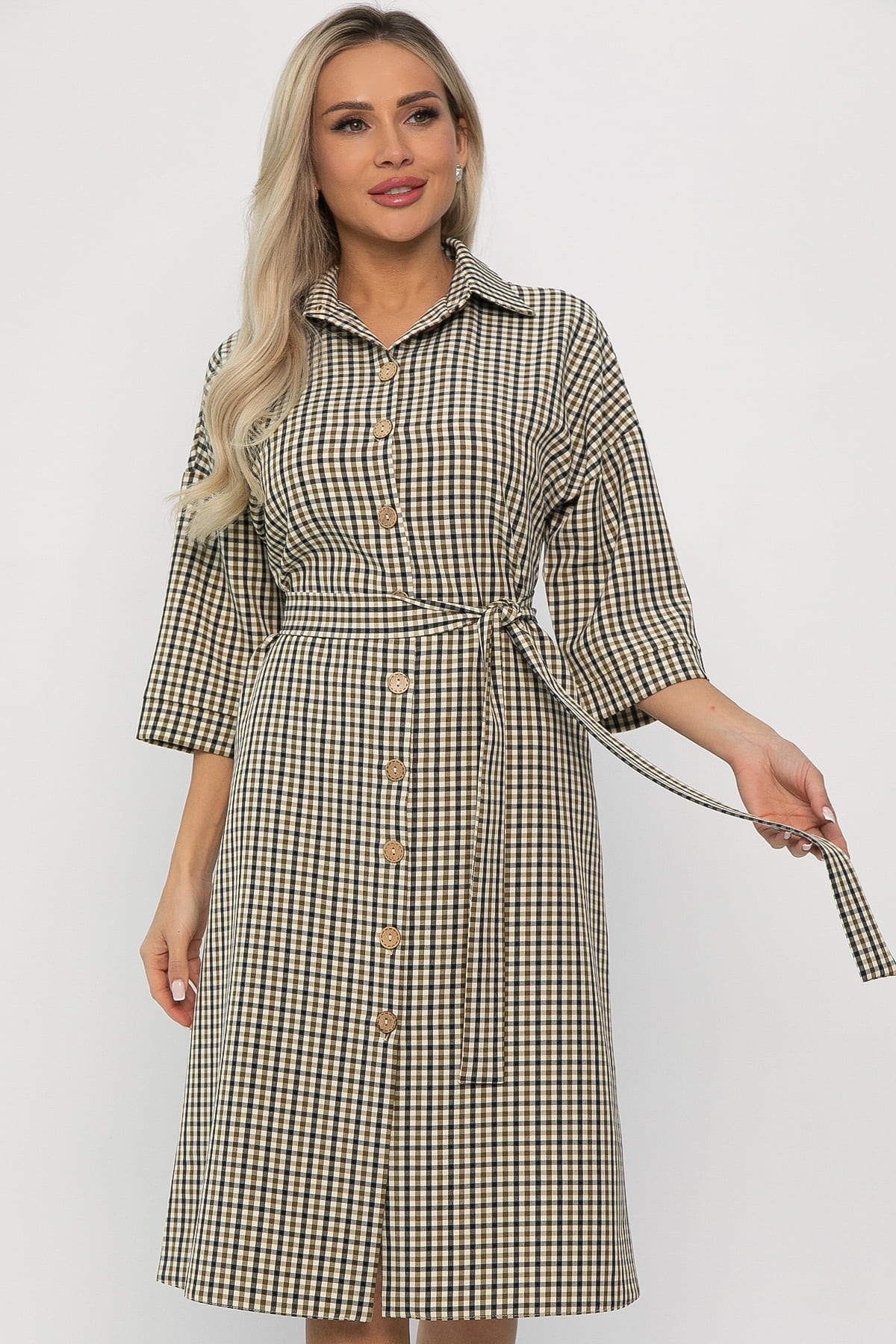 Платье Кэсси (клетка) НЬЮ П11220