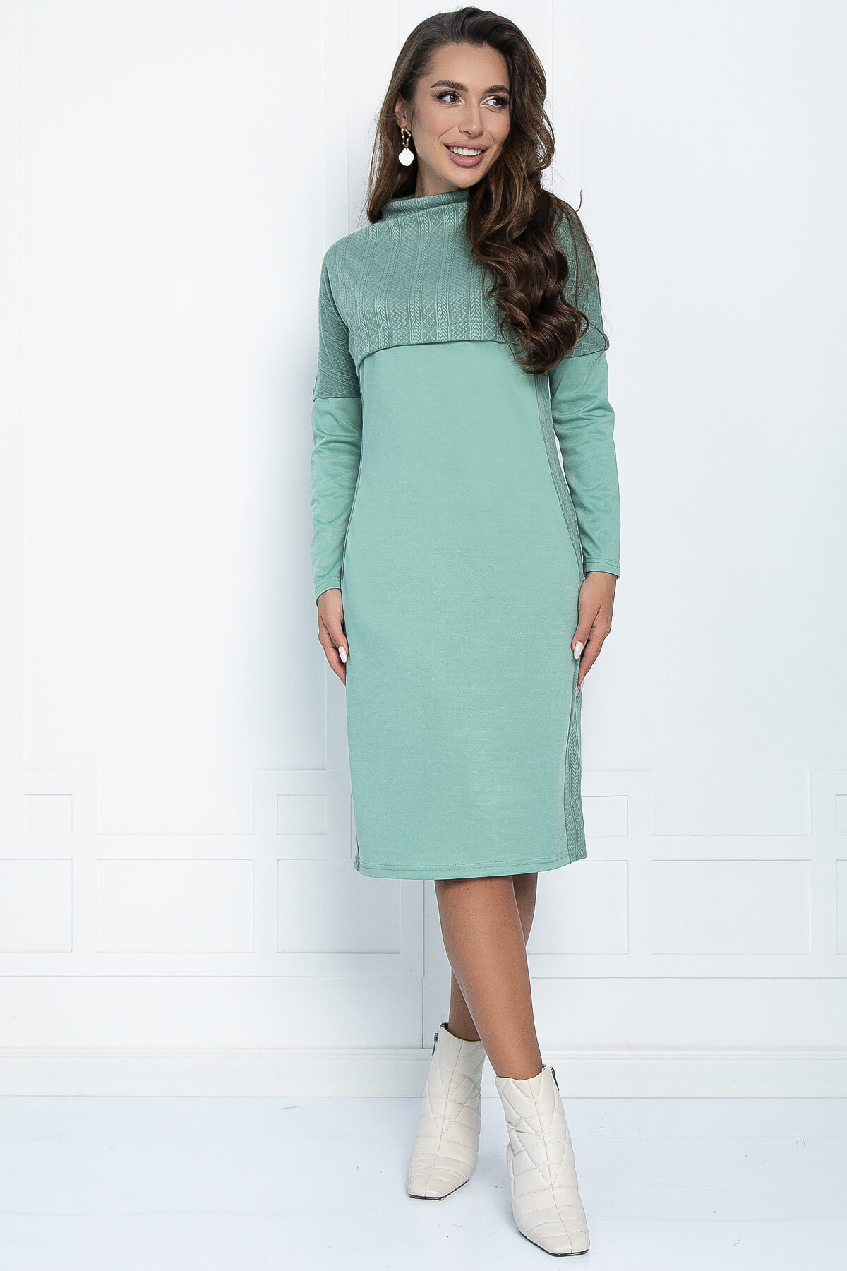 Платье Нарина (зеленое) П11195