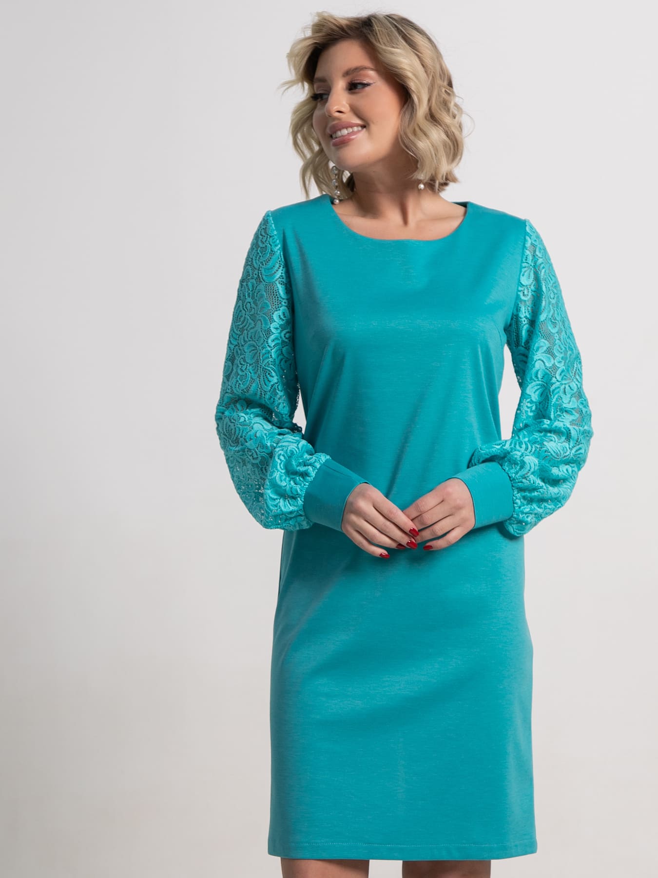 Платье Шарли (мятное) П15250-18М