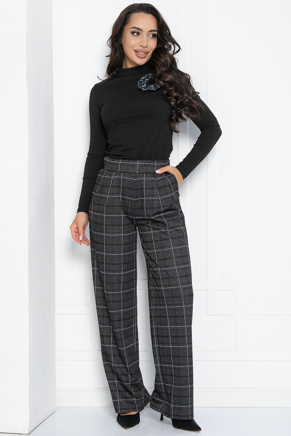 Лонгслив Авеню (черный) Б12394-30