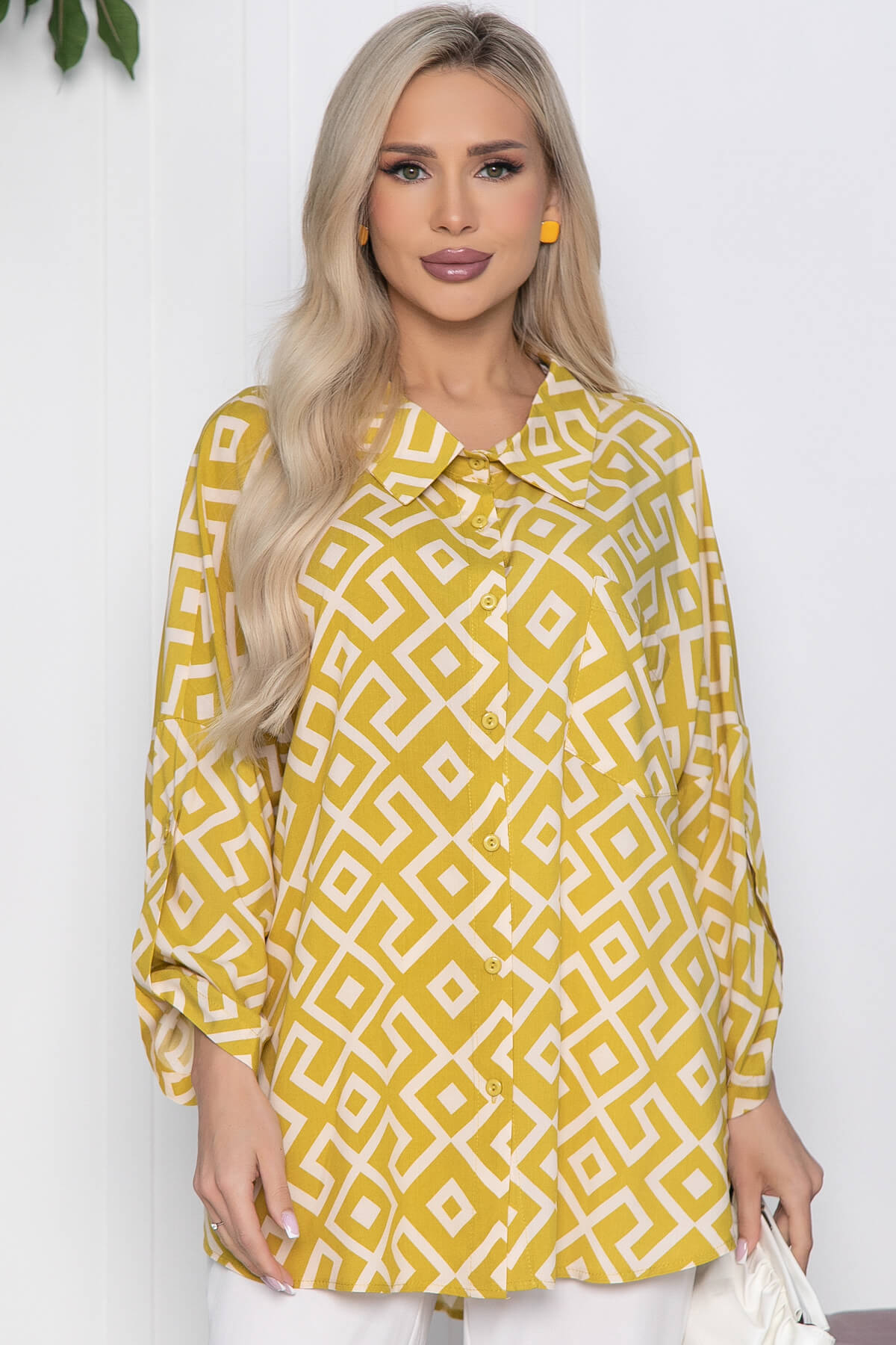 Рубашка Лето (лайм) Б10586