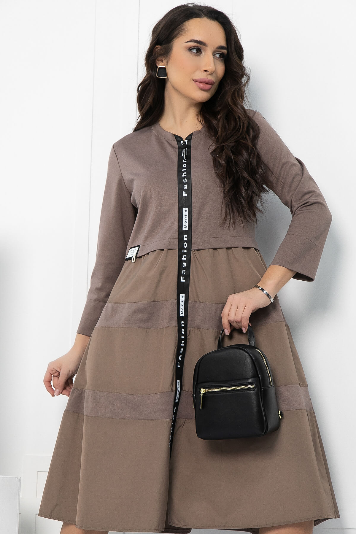 Платье Наири (какао) П14428-5М