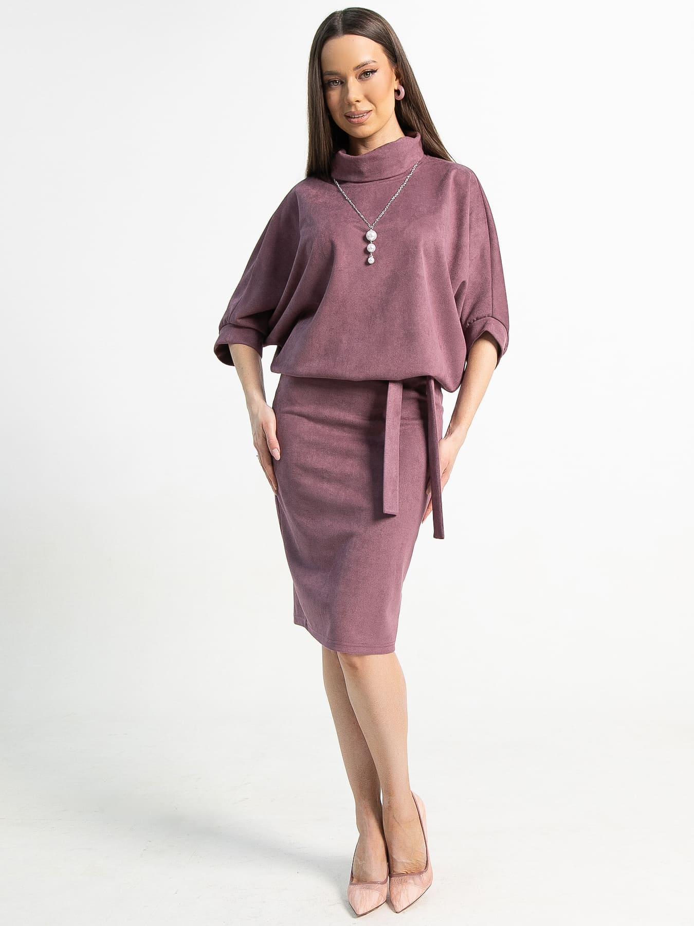 Платье Антония (лиловое) П15271-12М