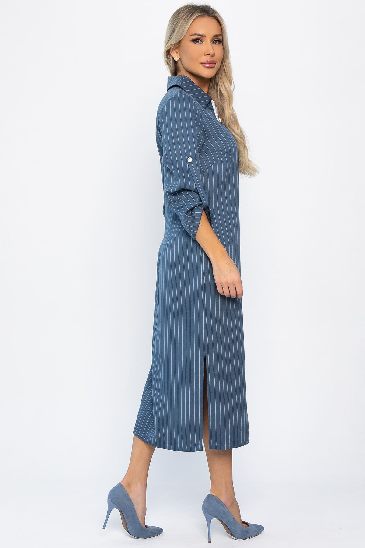 Платье Лоуренс (голубое) П14329-18М