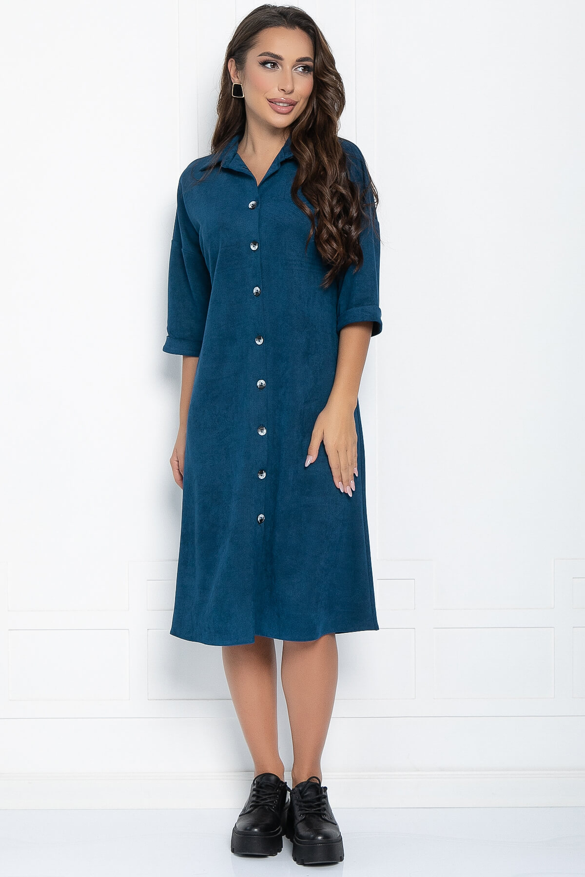 Платье Кэсси (синее) П10923