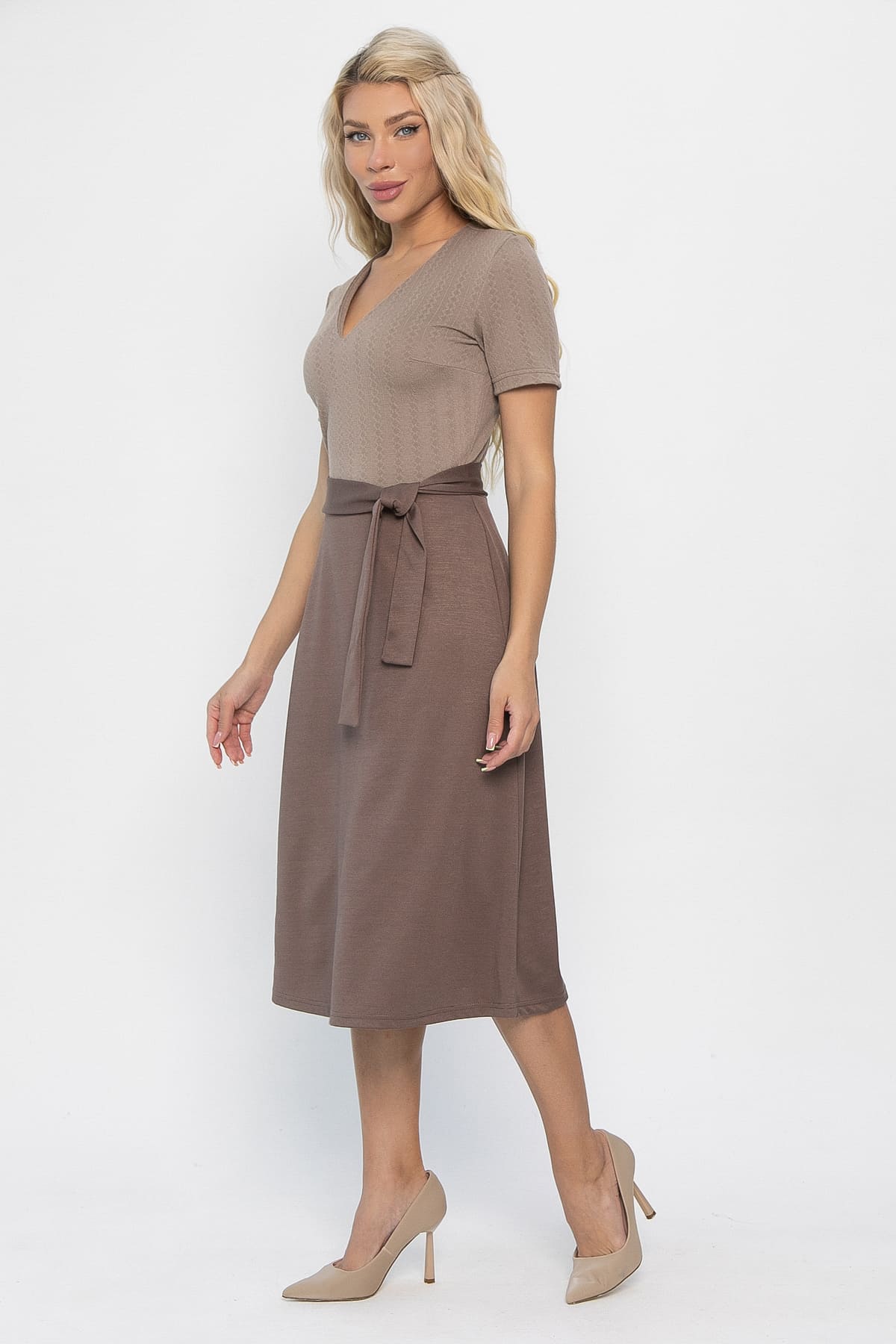 Платье Парижанка (шоколадное) П13850-10М