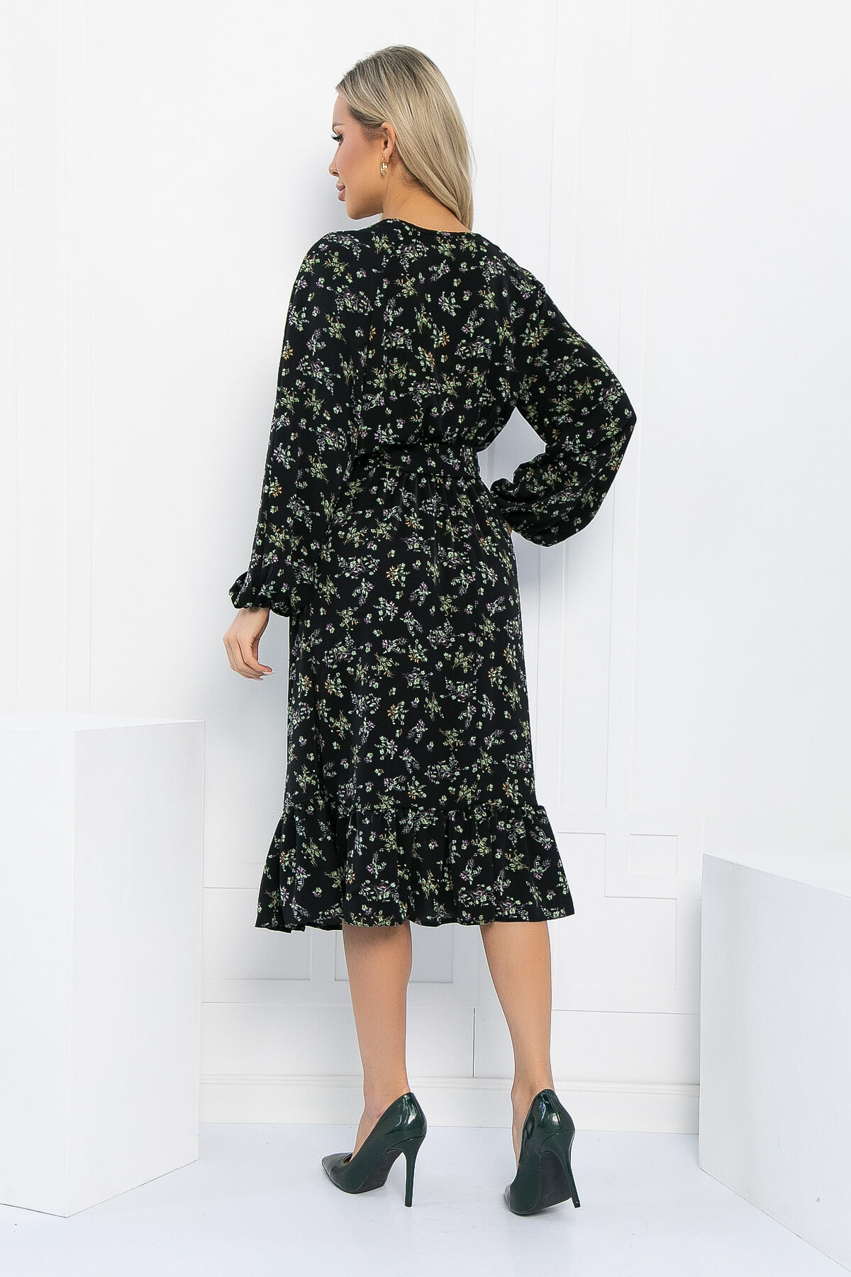 Платье Алания (черное) П12996-10М