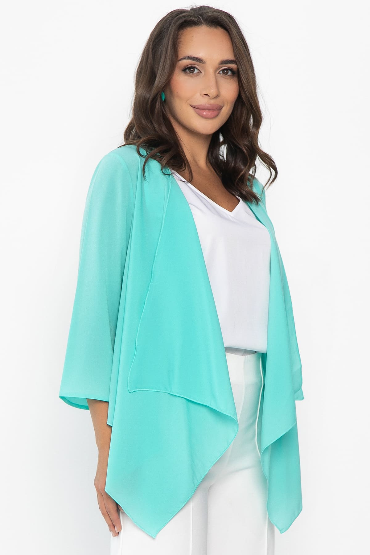 Кардиган Сирена (бирюзовый) Б13967-16М