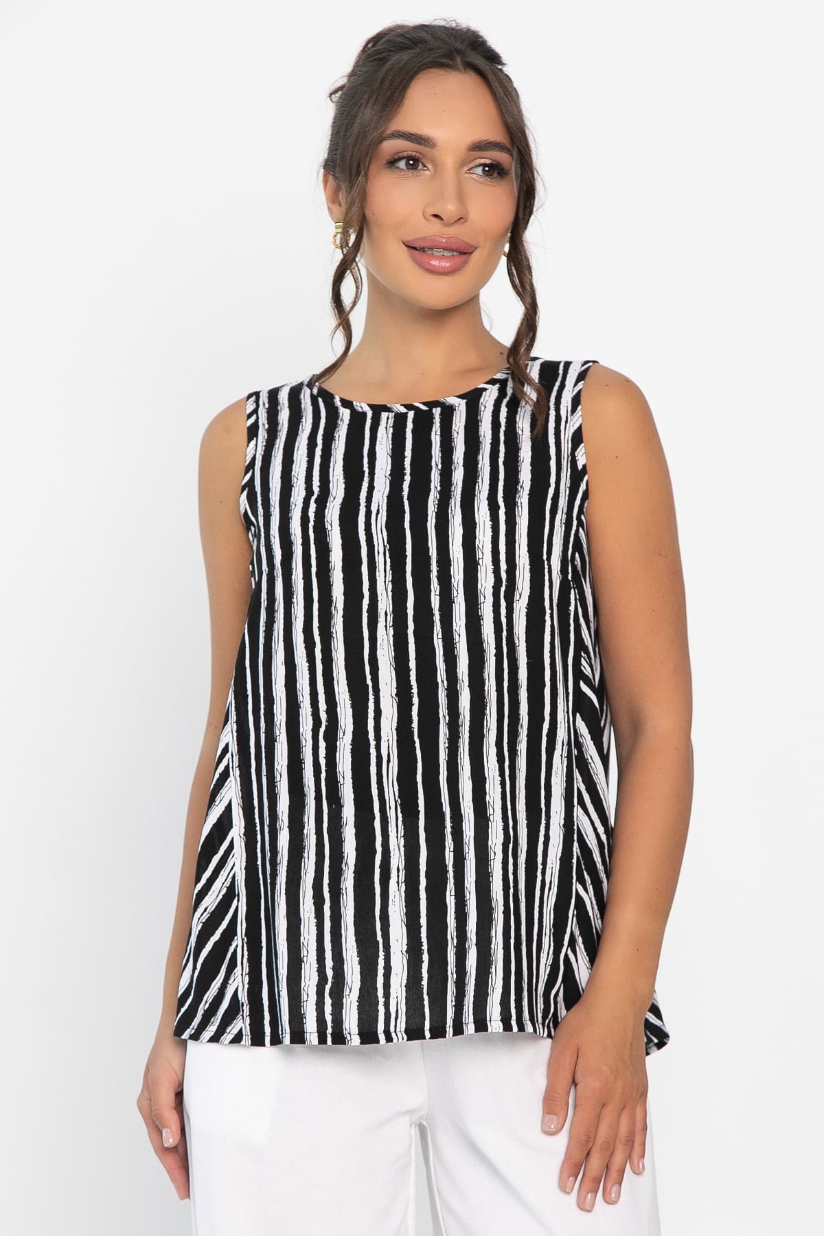 Топ Конте (черно-белый) Б13956-10М