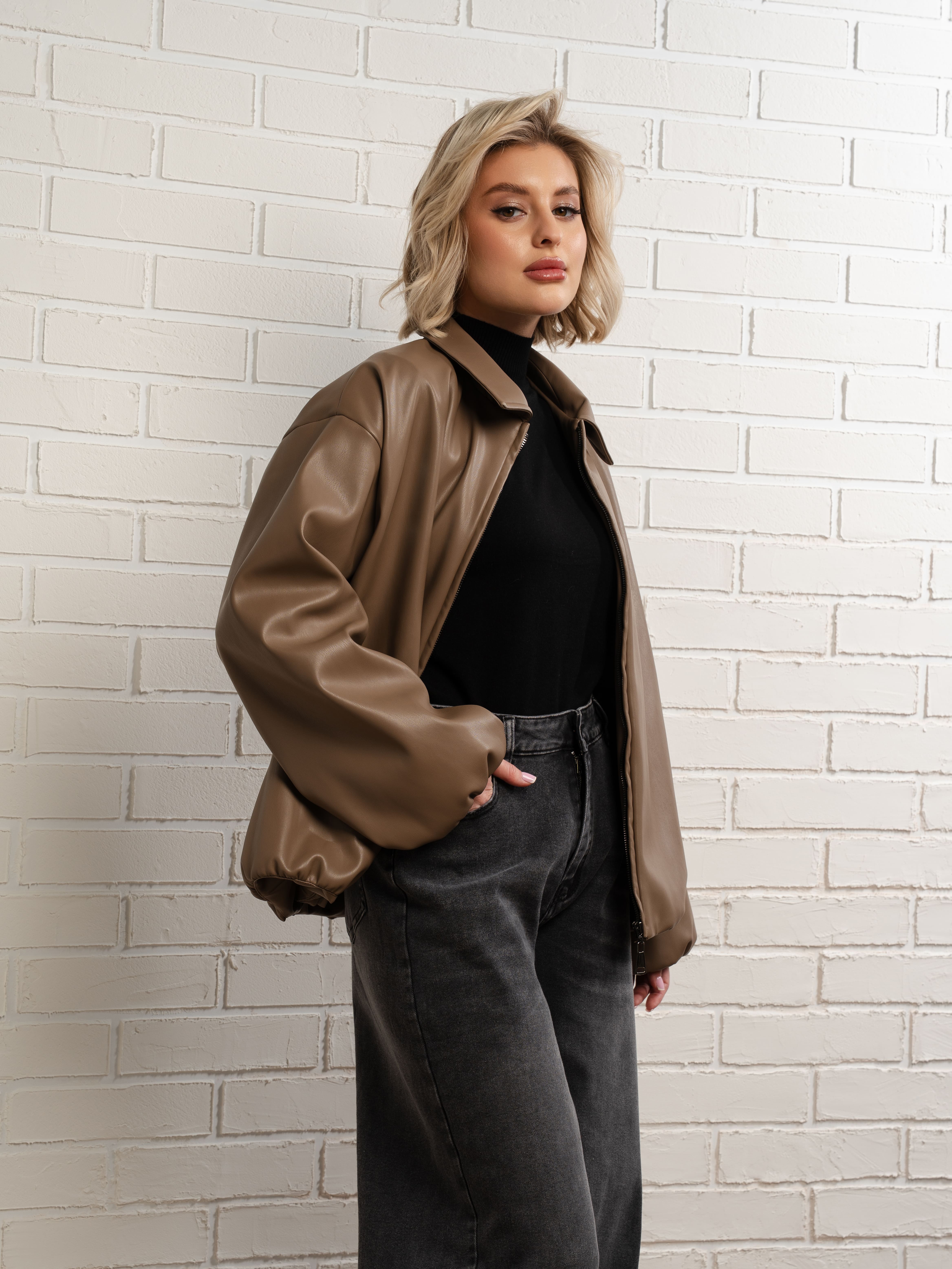 Куртка Поверь в мечту (капучино) Б15156-7М