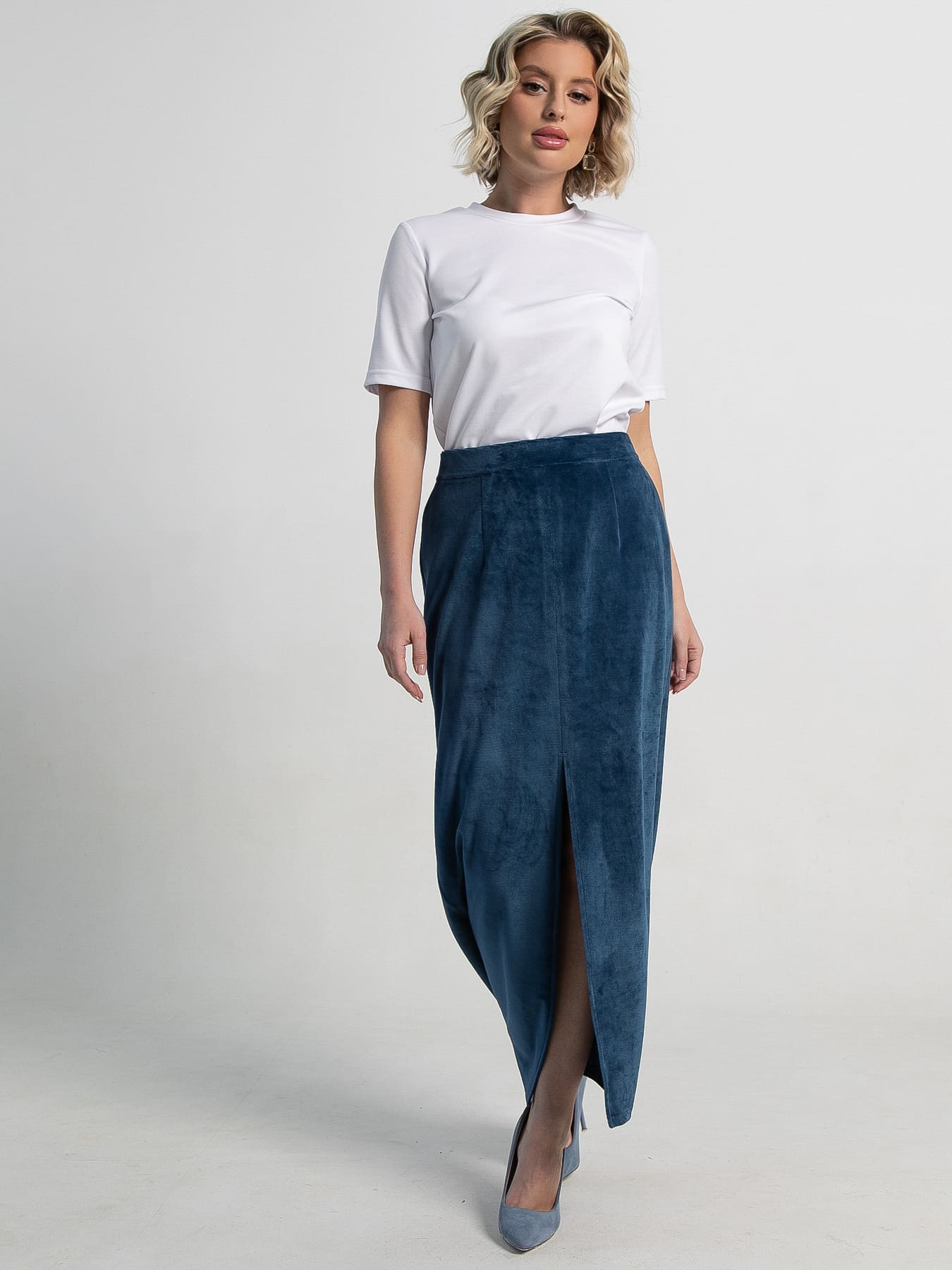 Юбка Асмира (джинс) Ю15195-18М