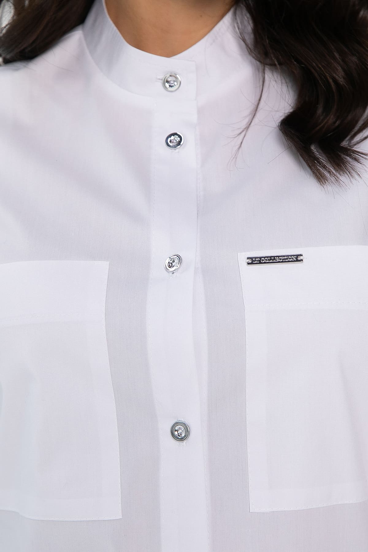 Рубашка хлопковая Асгарда (белая) Б14567-31М