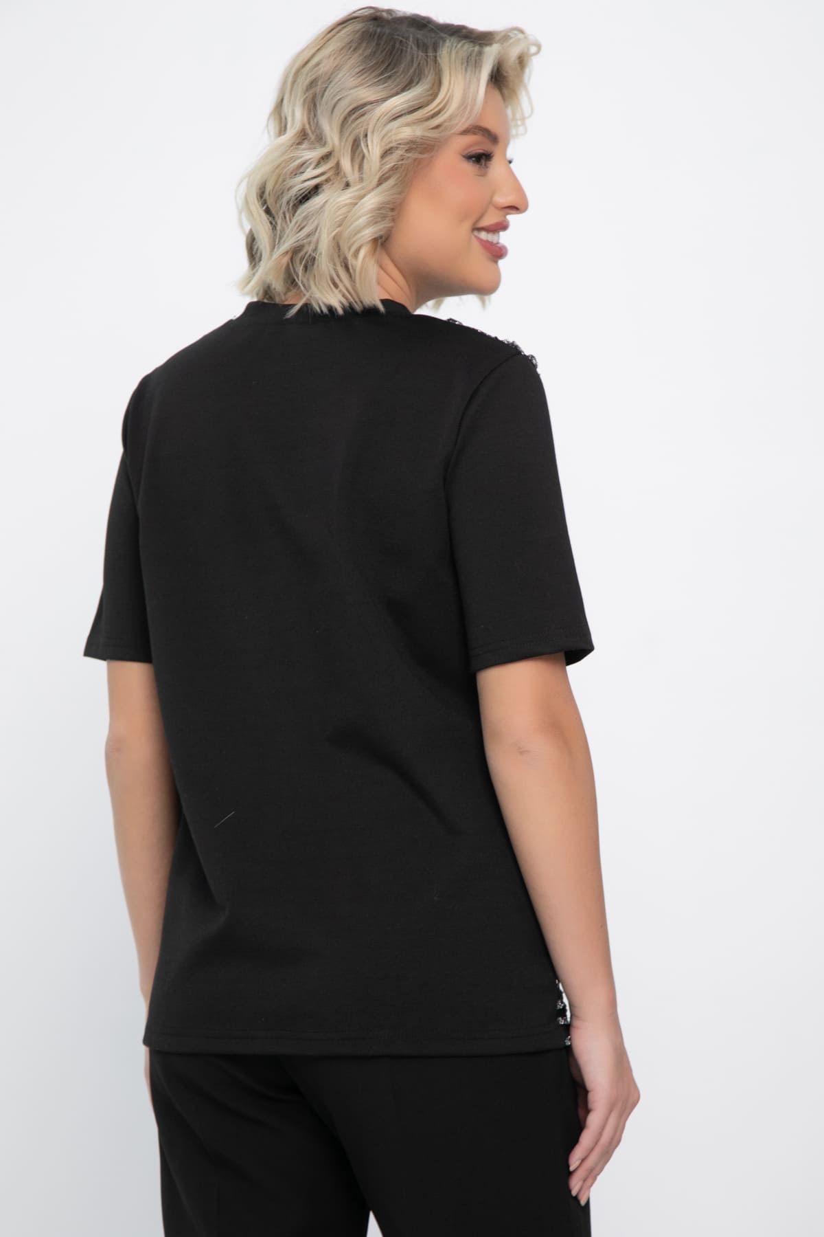 Футболка Мириам (черная) Б14811-10М