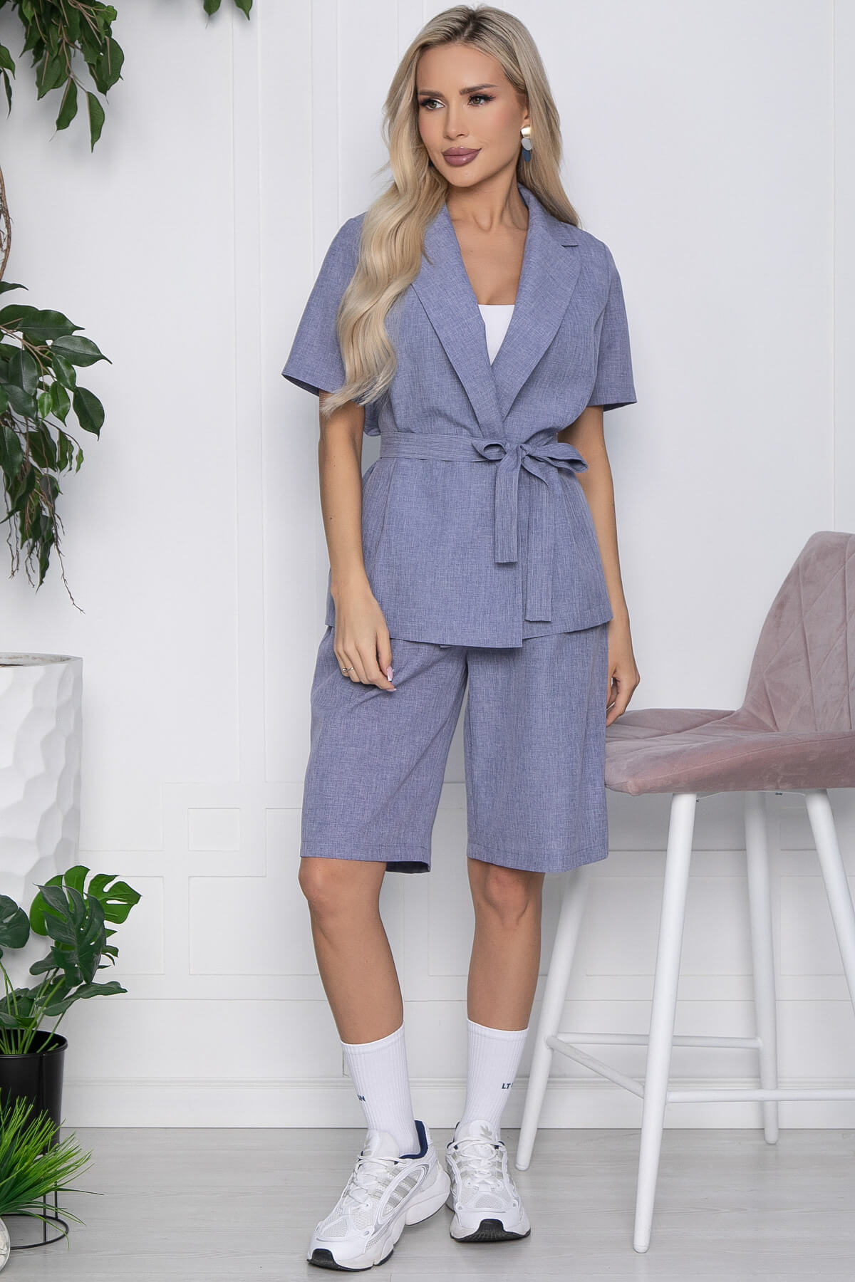 Костюм Летний вечер (серый) К10715