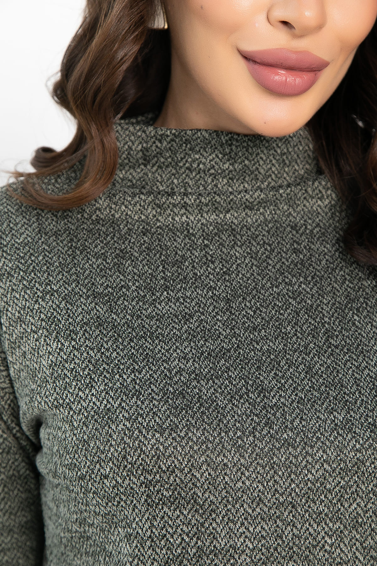 Платье В ритме мегаполиса (зеленое) П14059-33М