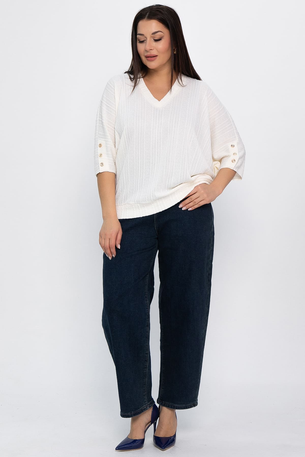 Блуза Вэнсдей (молочная) Б14819-4М