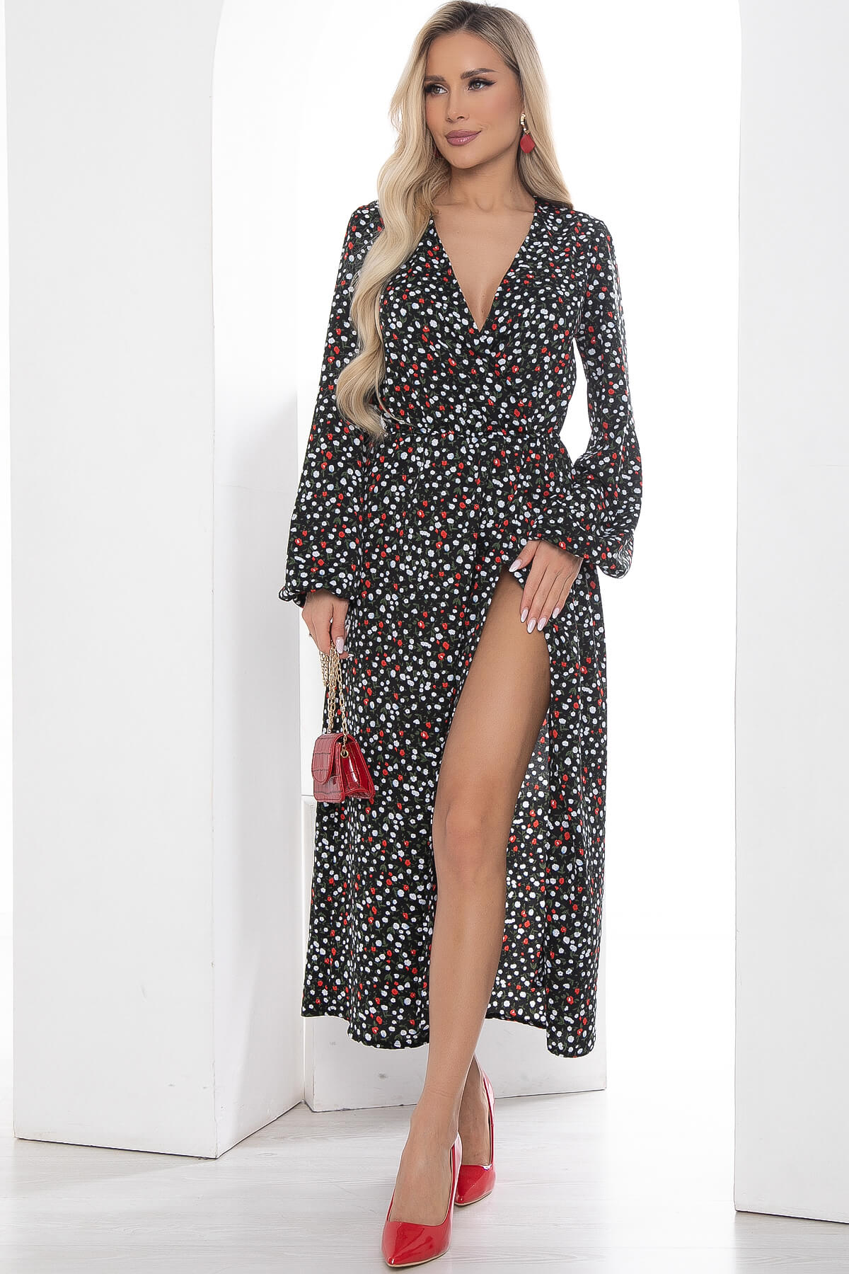 Платье Искушение (черное) П10281